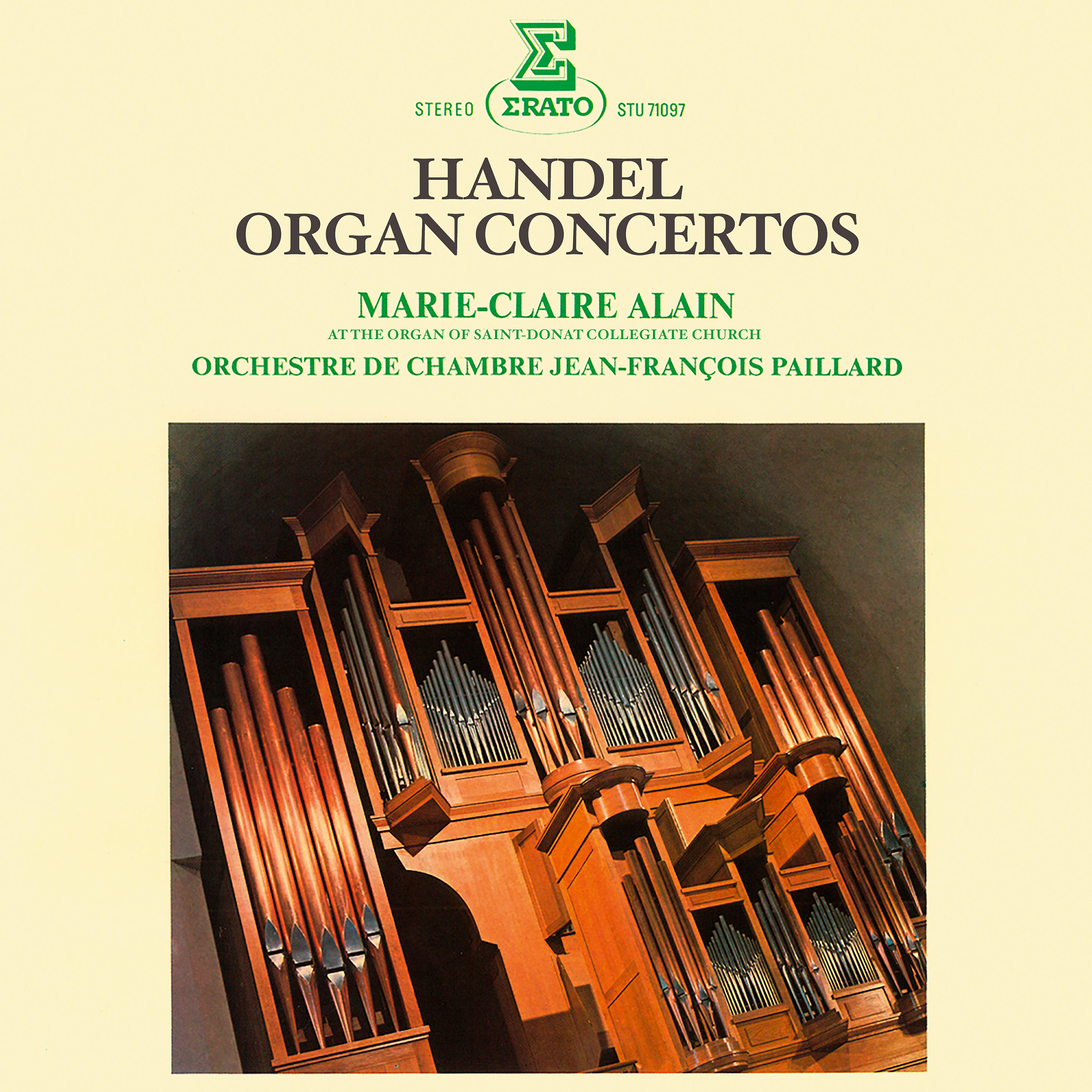 Marie-Claire Alain - Organ Concerto No. 12 in B-Flat Major, Op. 7 No. 6, HWV 311: II. Adagio