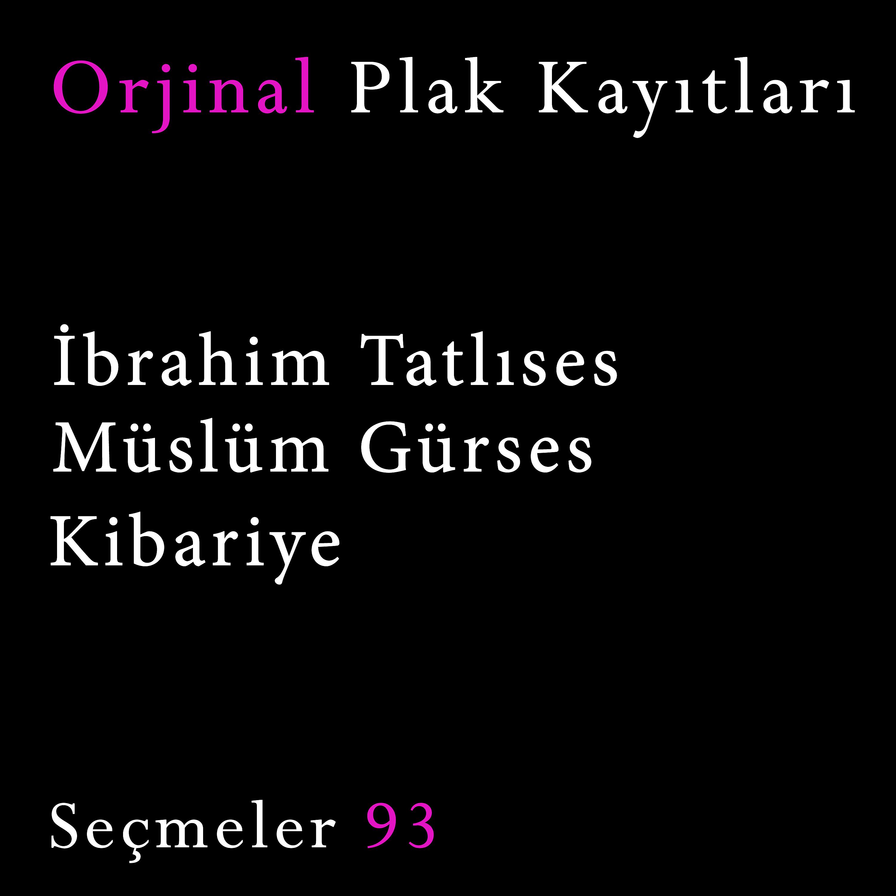 Постер альбома Orjinal Plak Kayıtları / Seçmeler 93
