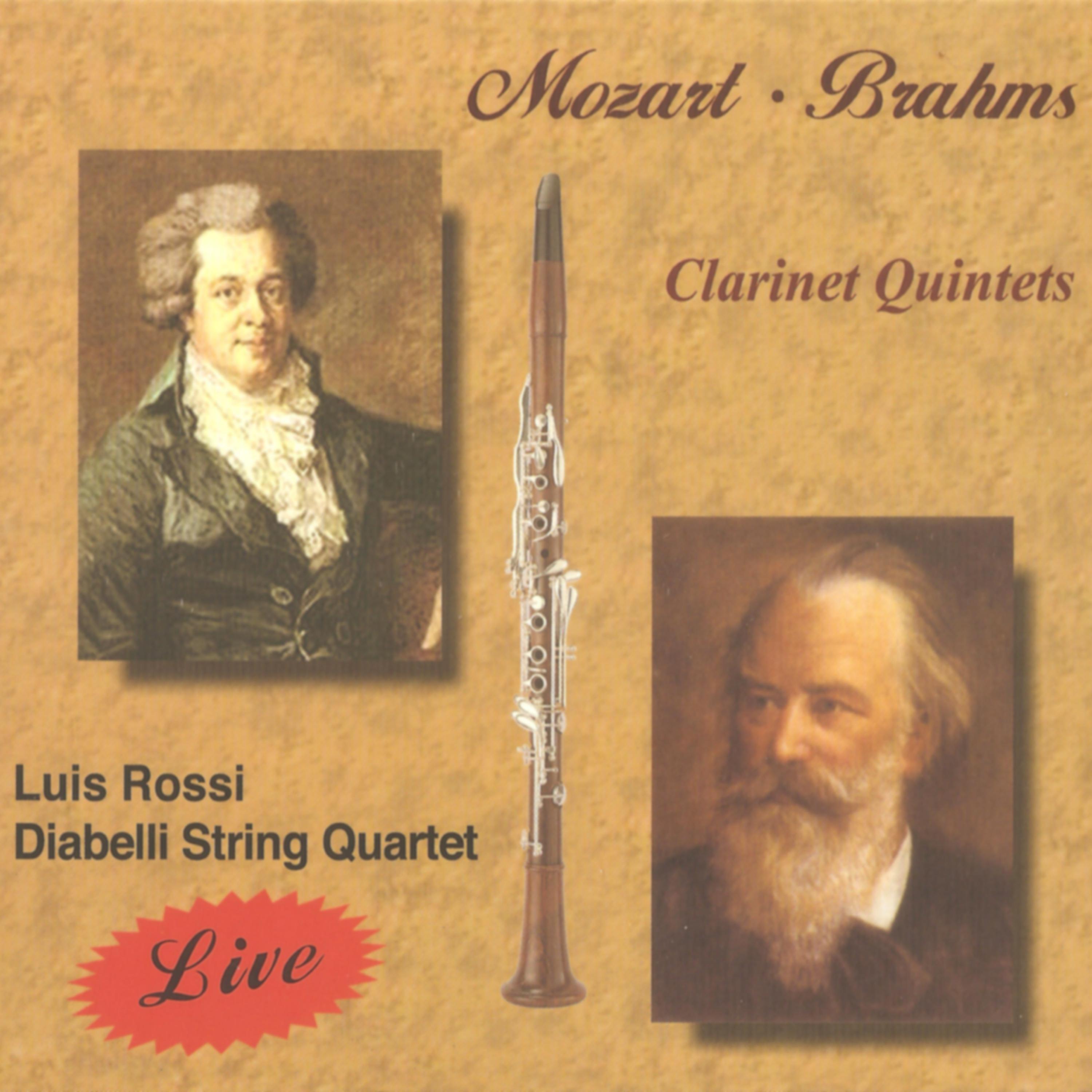 Постер альбома Mozart - Brahms: Clarinet Quintets