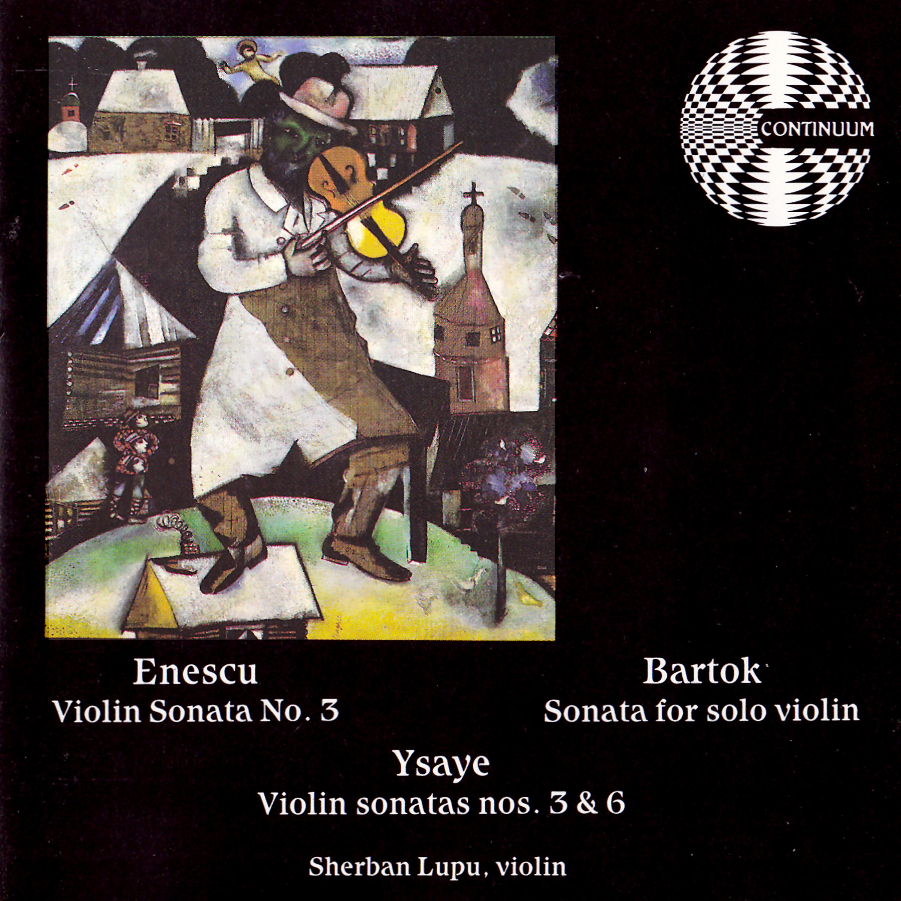 Постер альбома Enescu Bartok Ysaye