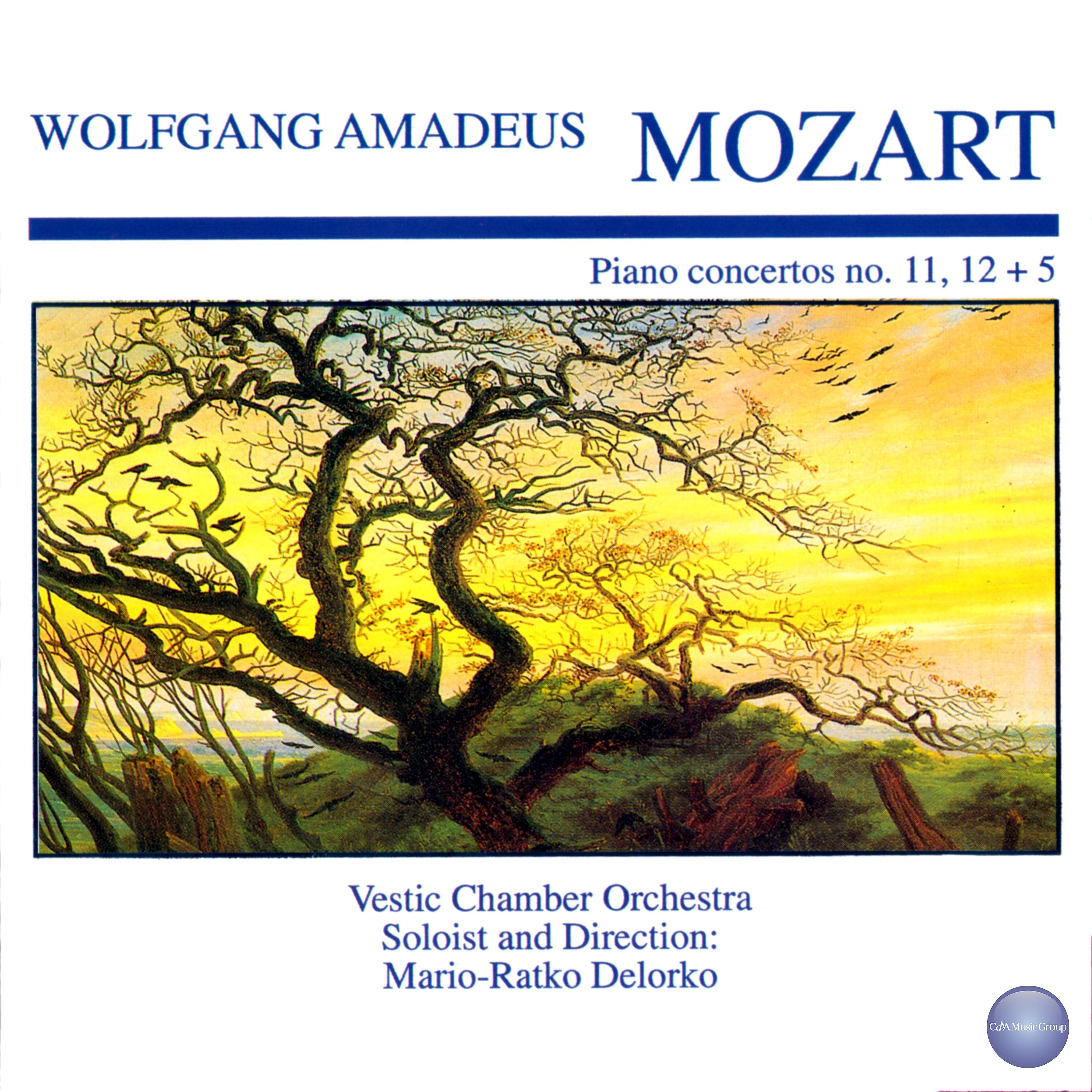 Постер альбома Mozart: Piano Concertos No. 11, 12 + 5