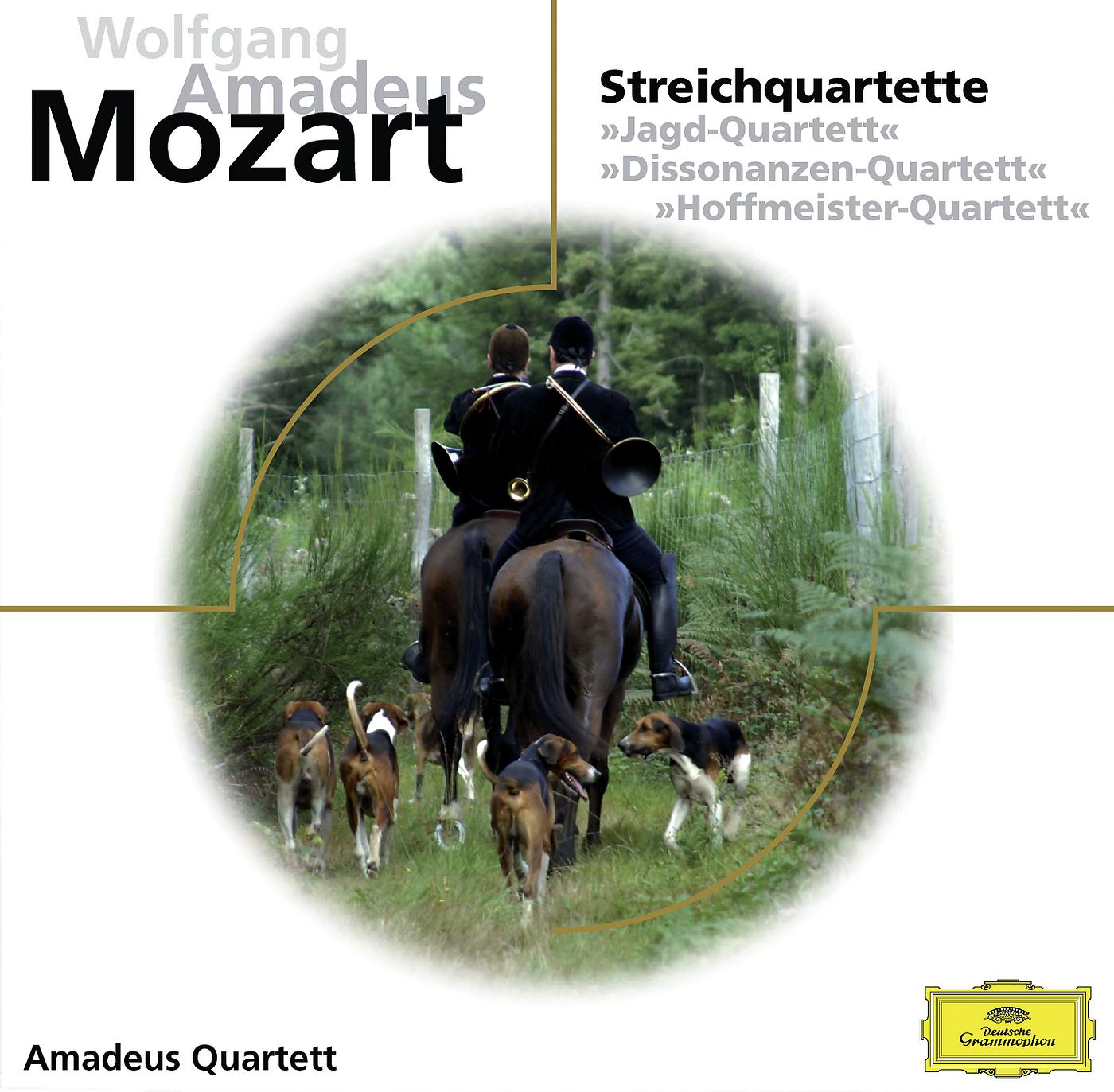 Постер альбома Mozart, Streichquartette „Jagd-Quartett“, „Dissonanzen-Quartett“, „Hoffmeister-Quartett“