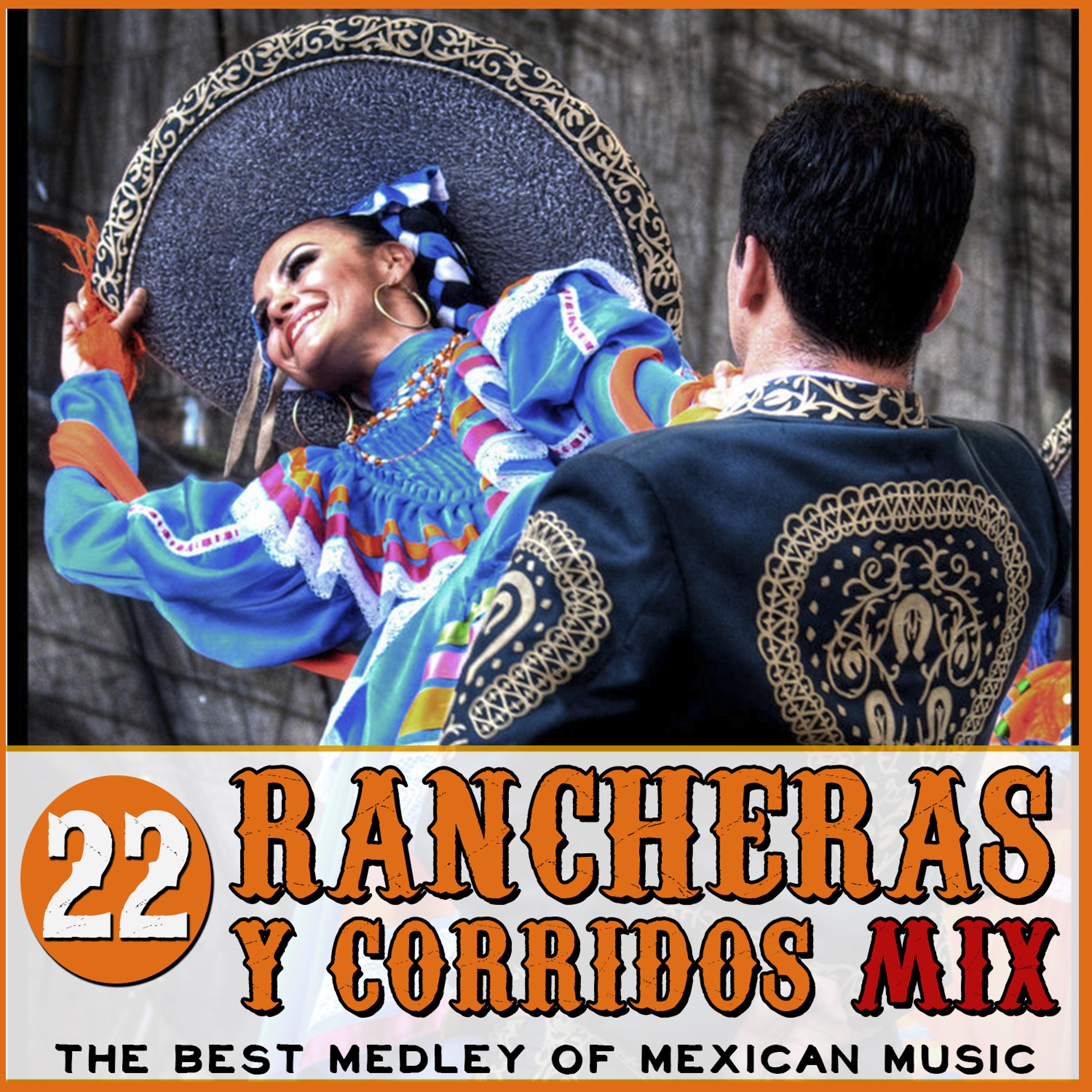 Постер альбома The Best Medley of Mexican Music. 22 Rancheras Y Corridos Mix
