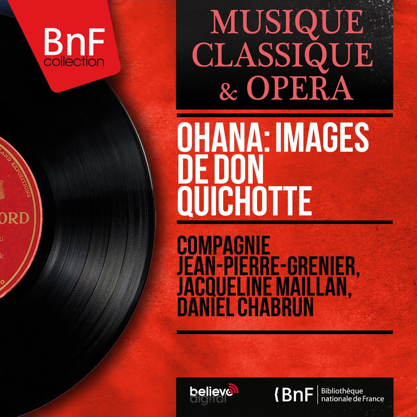 Постер альбома Ohana: Images de Don Quichotte (Mono Version)