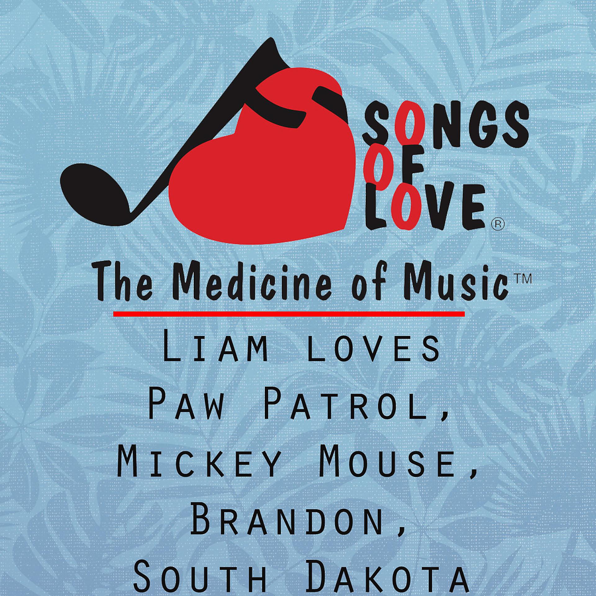Постер альбома Liam Loves Paw Patrol, Mickey Mouse, Brandon, South Dakota