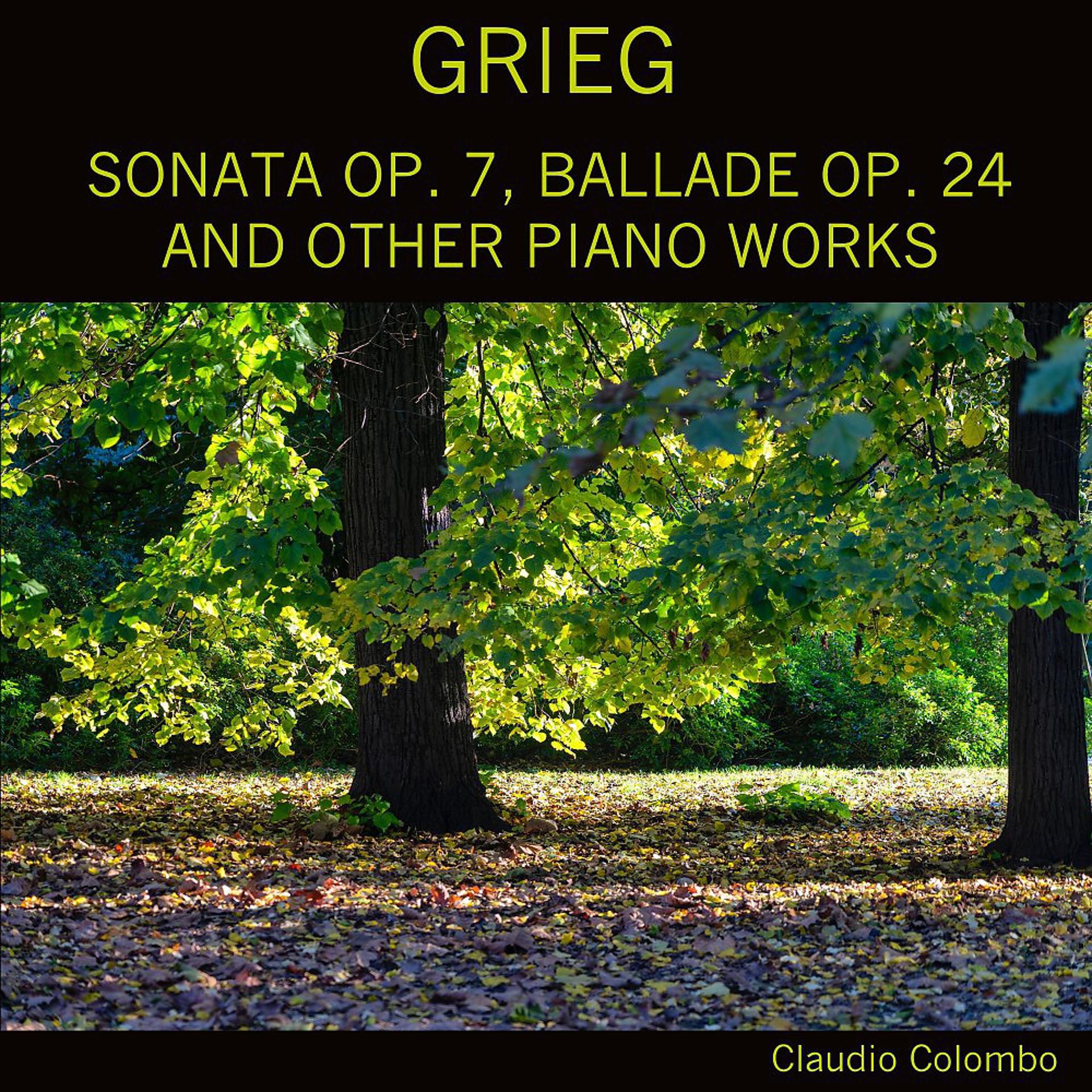 Постер альбома Grieg: Sonata, Op. 7 / Ballade, Op. 24 / Other Piano Works