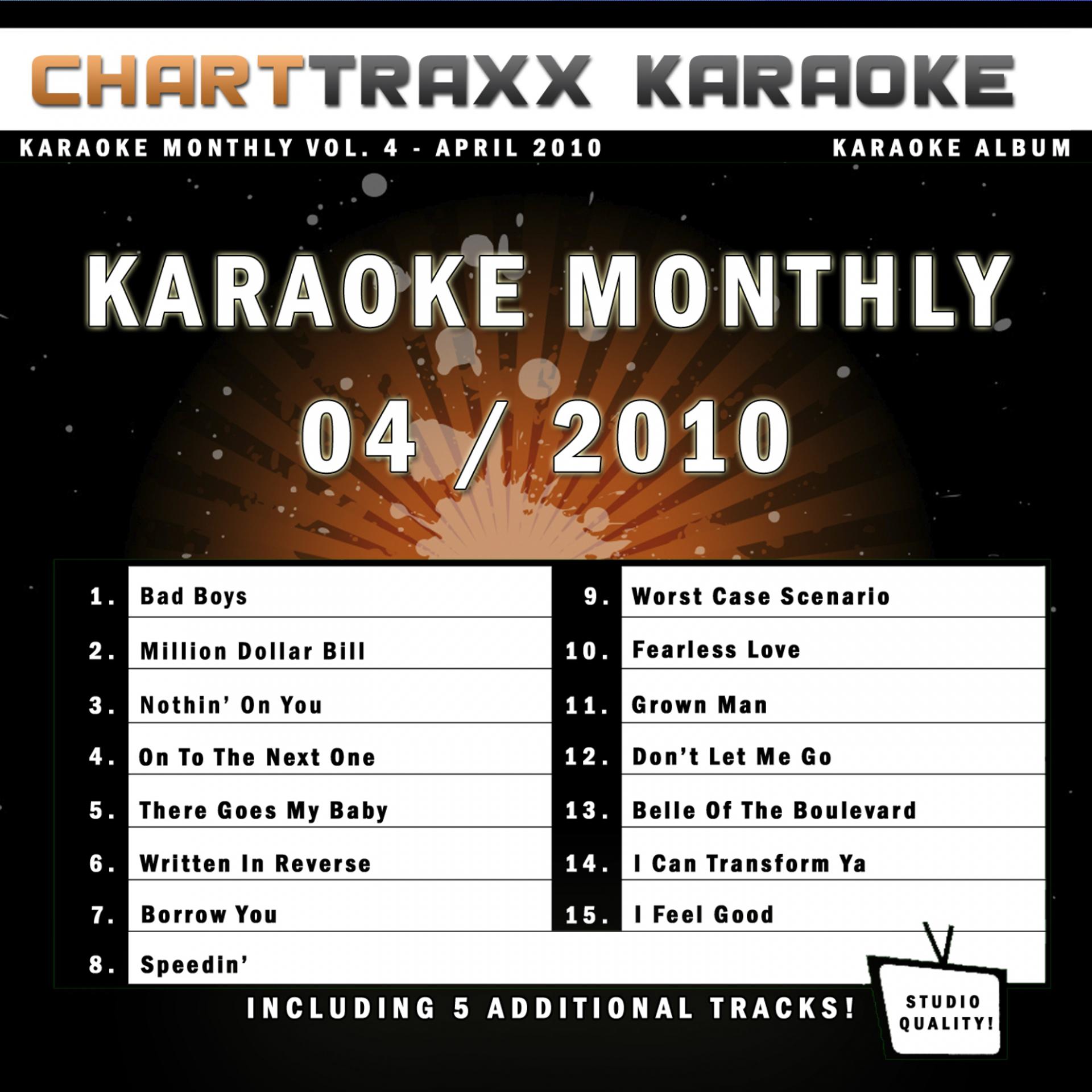 Постер альбома Karaoke Monthly, Vol. 4