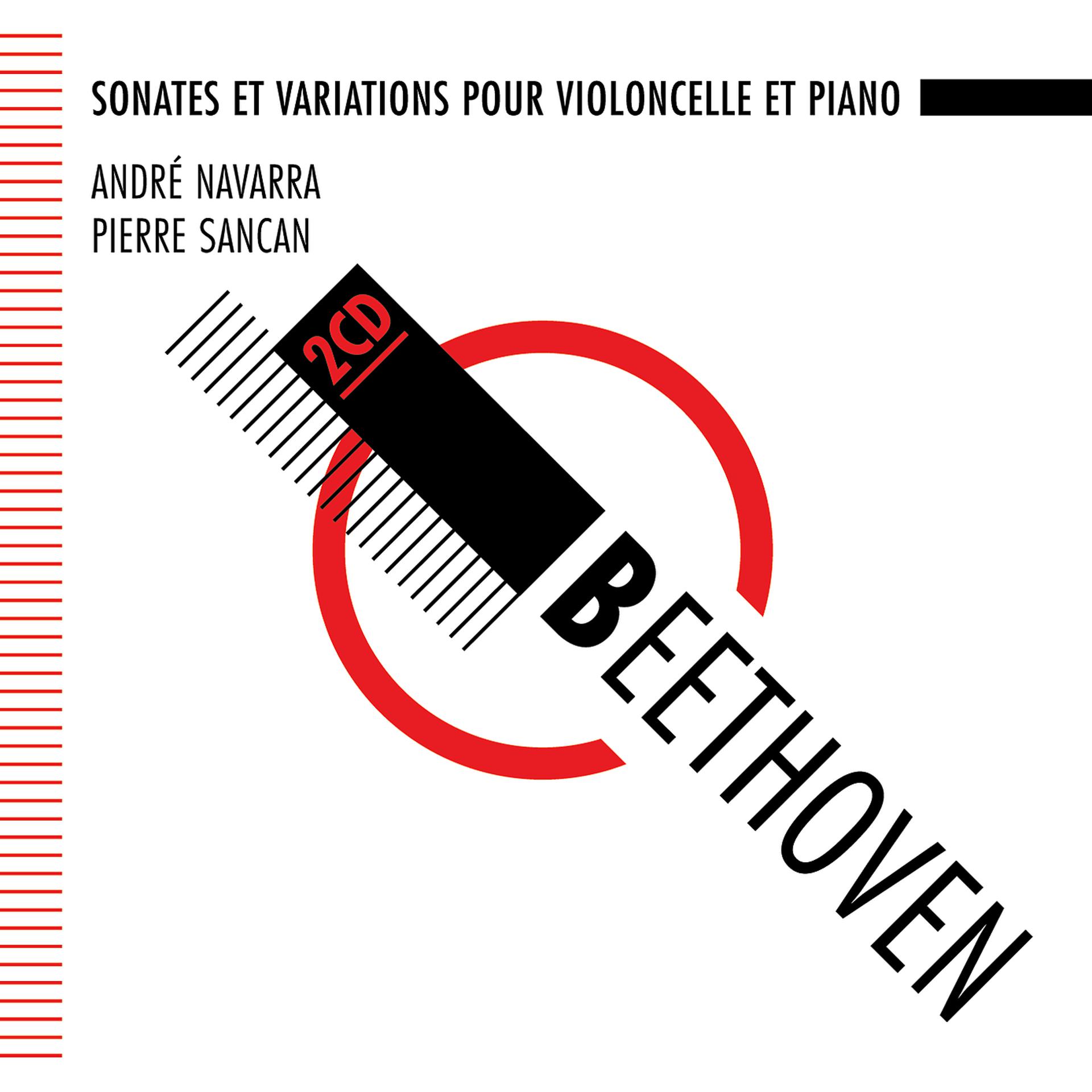 Постер альбома Beethoven : Sonates pour violoncelle et piano - Navarra, Sancan