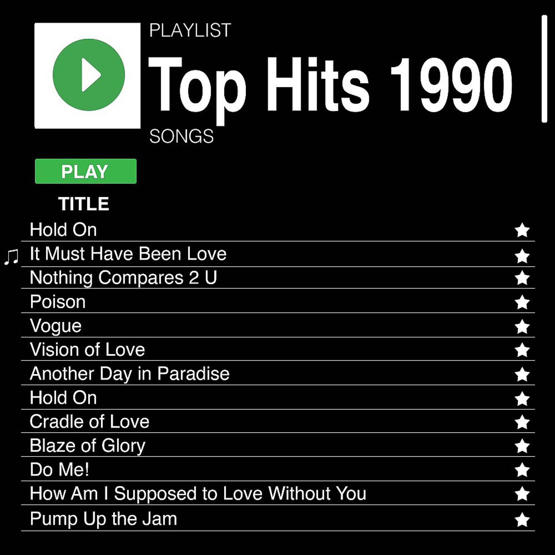 Постер альбома Top Hits 1990