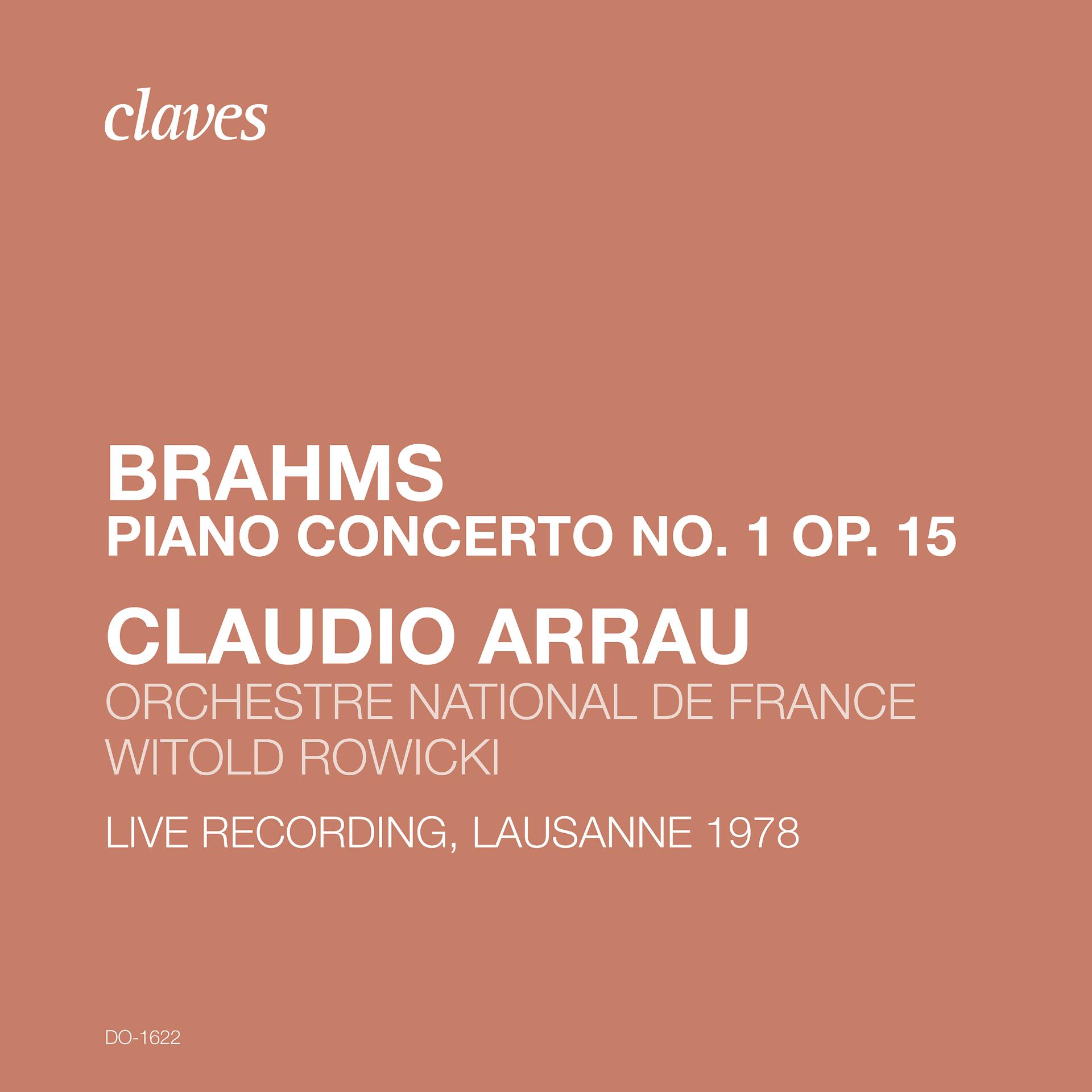 Постер альбома Brahms: Piano Concerto No. 1. Op. 15 (Live Recording, Lausanne 1978)