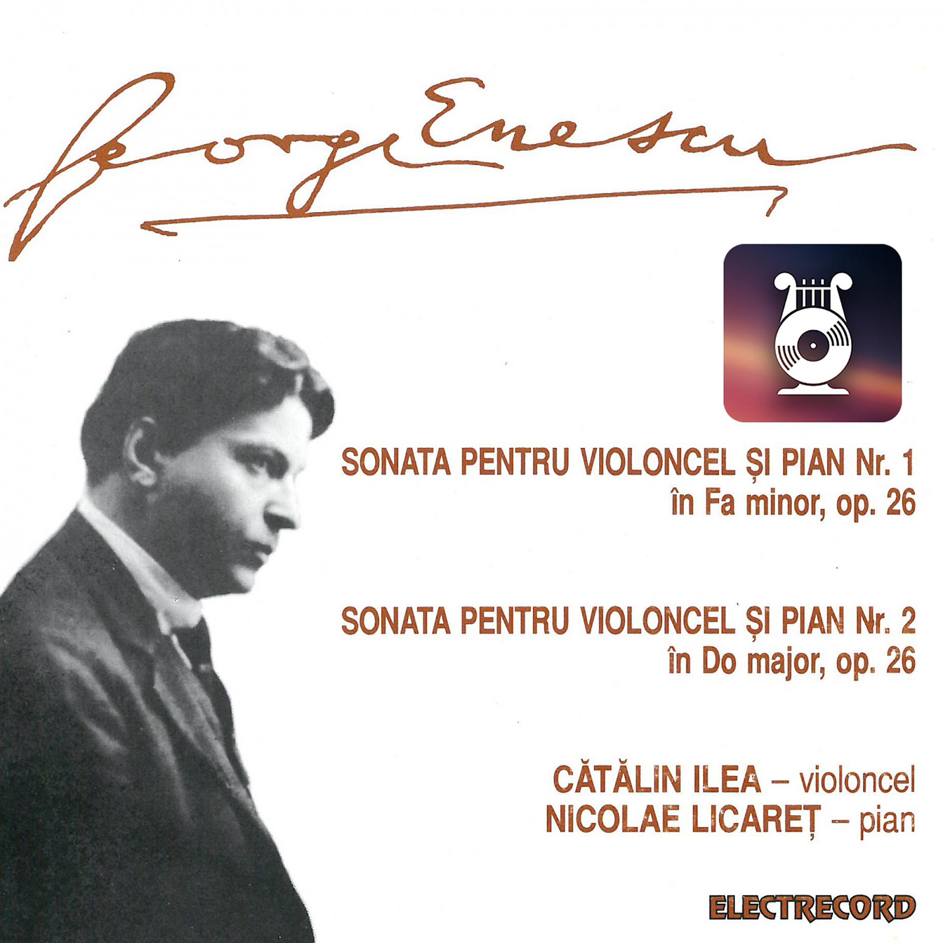 Постер альбома Sonata pentru violoncel și pian nr. 1