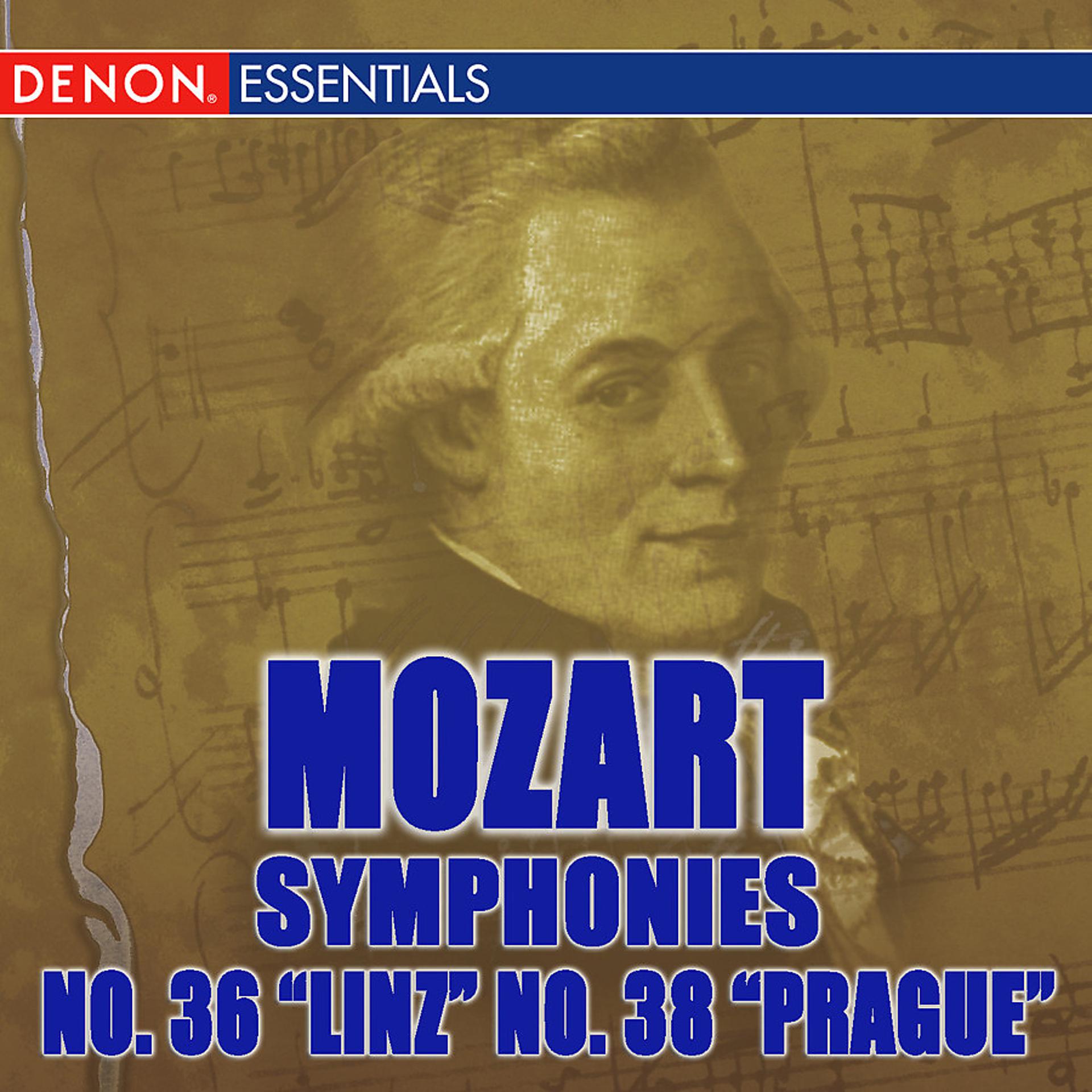 Постер альбома Mozart: Symphonies Nos. 36 "Linz",  38 "Prague" & 39