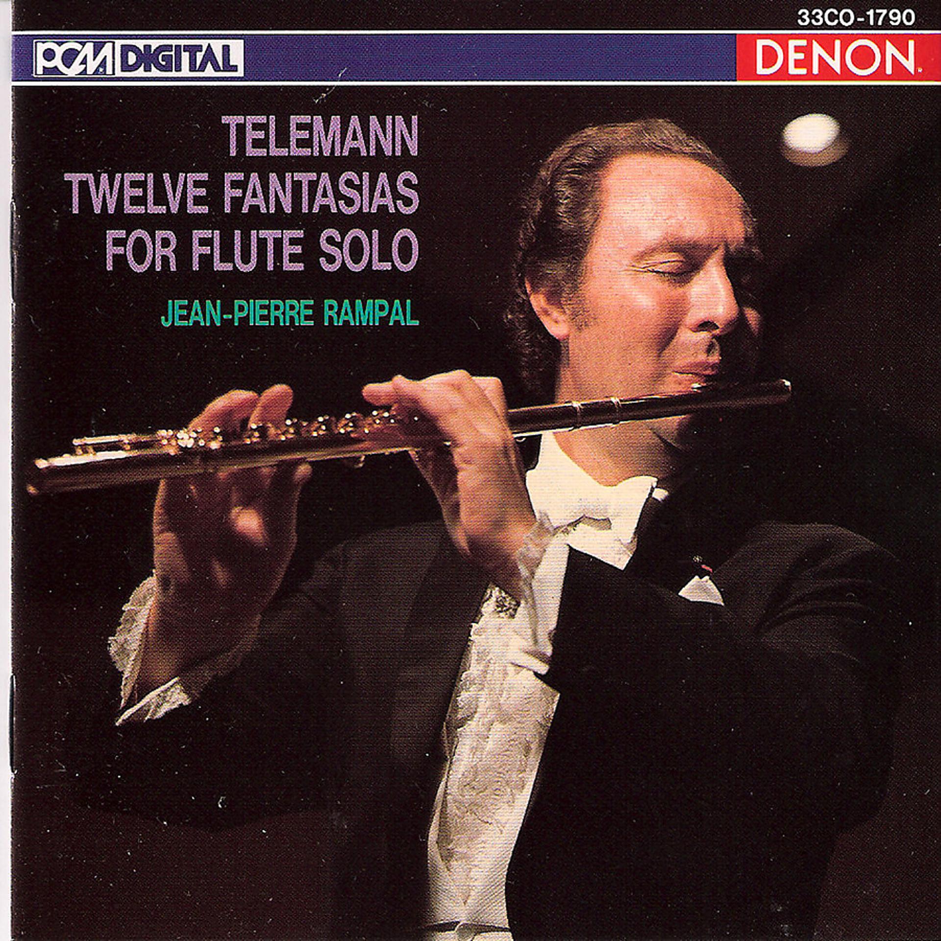 Постер альбома Telemann: Twelve Fantasias for Flute Solo