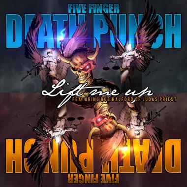Постер к треку Five Finger Death Punch, Rob Halford, Judas Priest - Lift Me Up