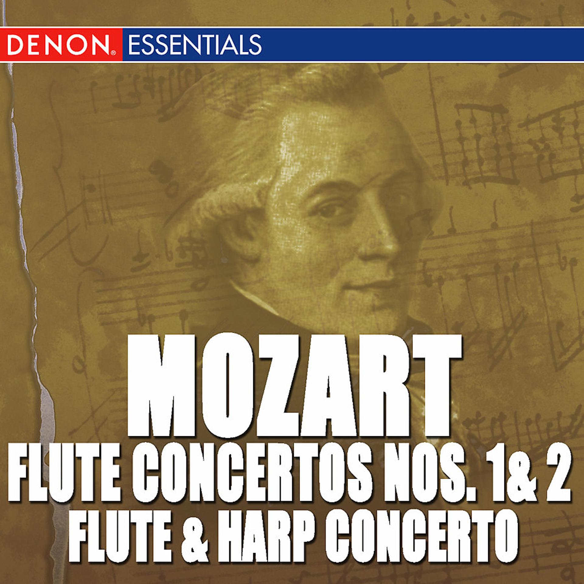 Постер альбома Mozart: Flute & Harp Concerto - Flute Concertos Nos. 1, 2