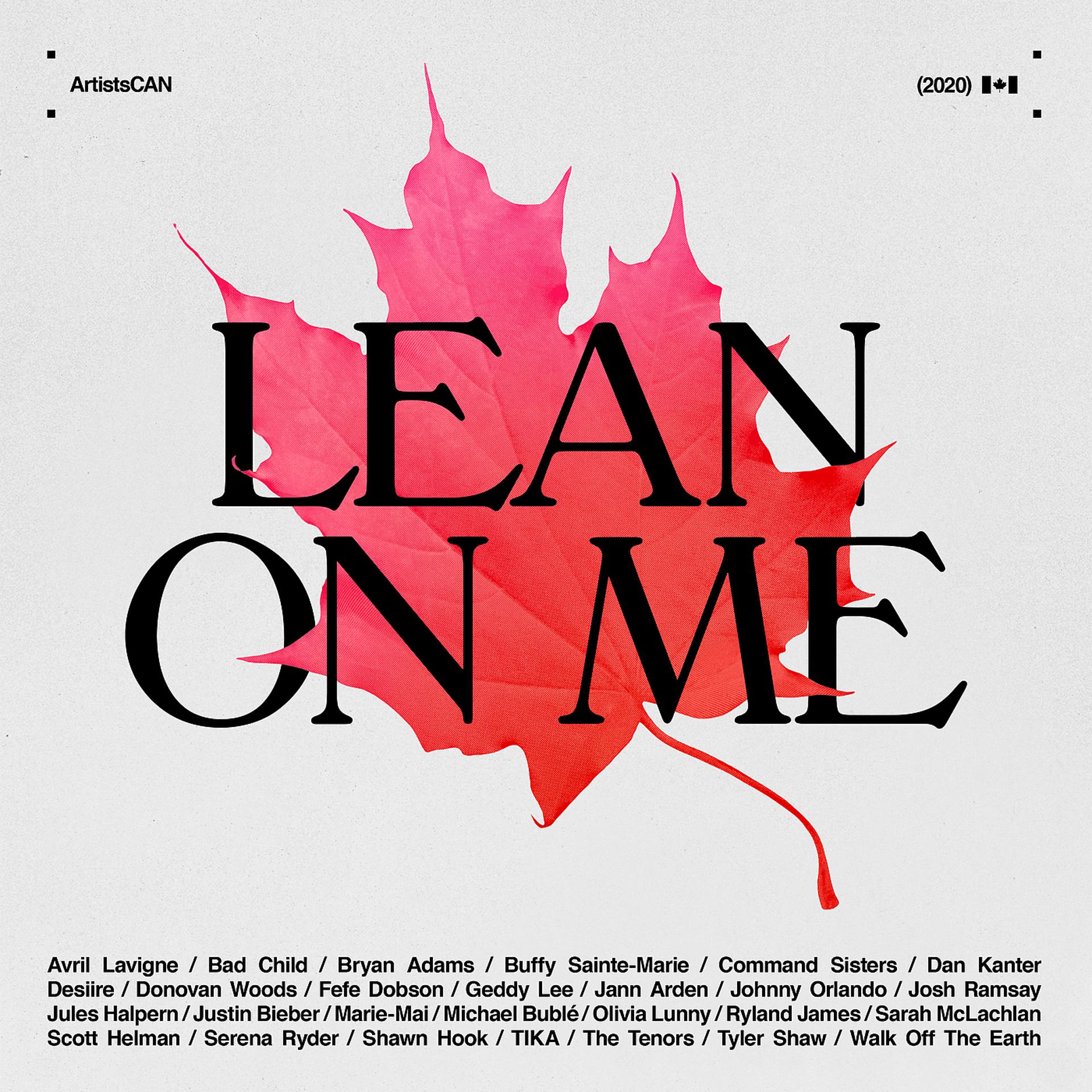 Постер альбома Lean on Me - ArtistsCAN