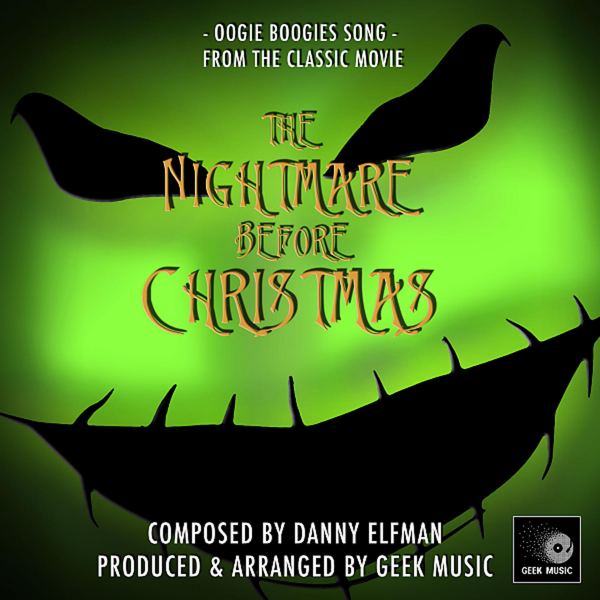 Постер альбома The Nightmare Before Christmas: Oogie Boogie's Song