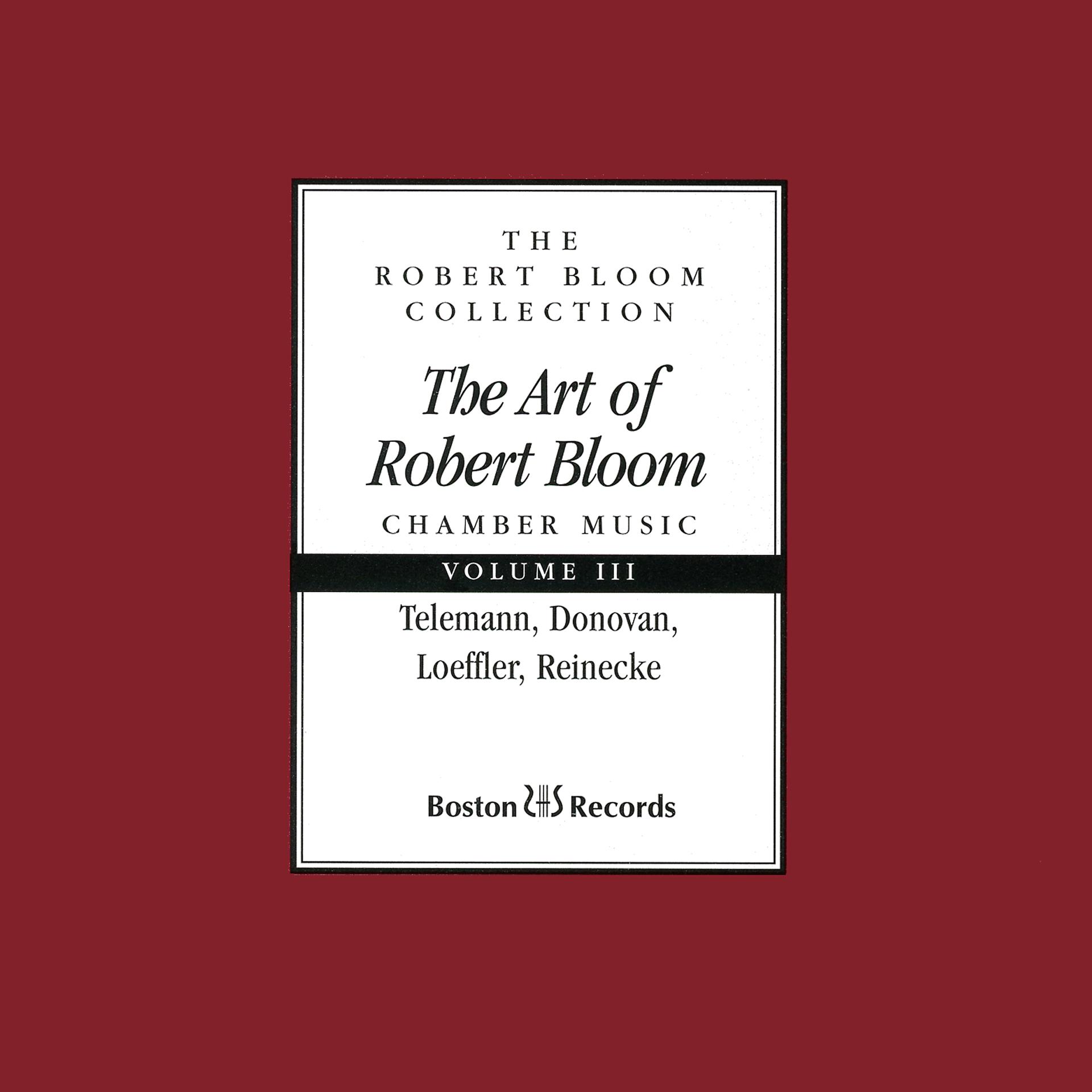 Постер альбома The Art of Robert Bloom: Chamber Music, Vol. 3