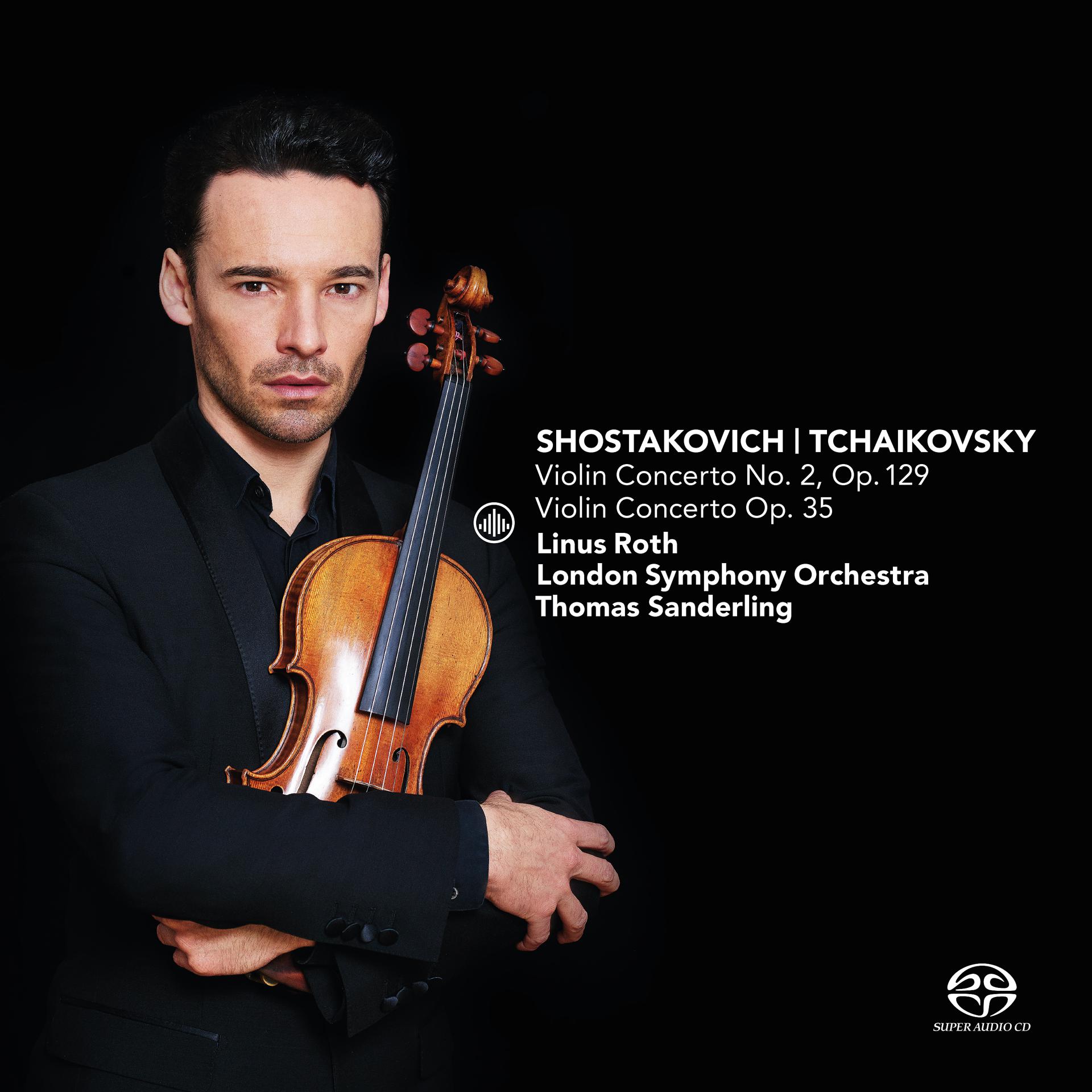 Постер альбома Shostakovich: Violin Concerto No. 2, Op. 129 & Tchaikovsky: Violin Concerto, Op. 35