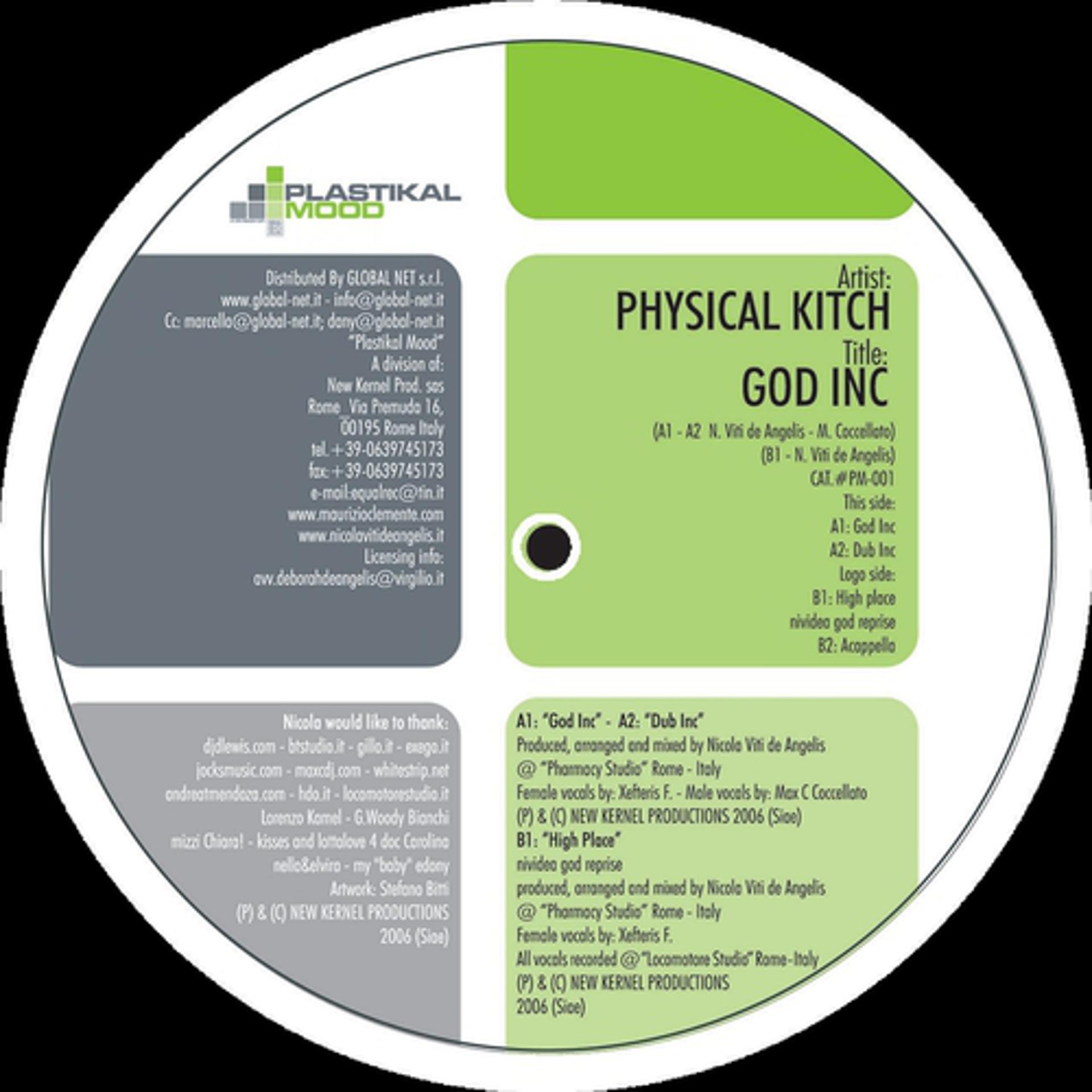 Постер альбома Physical Kitch: God Inc - EP