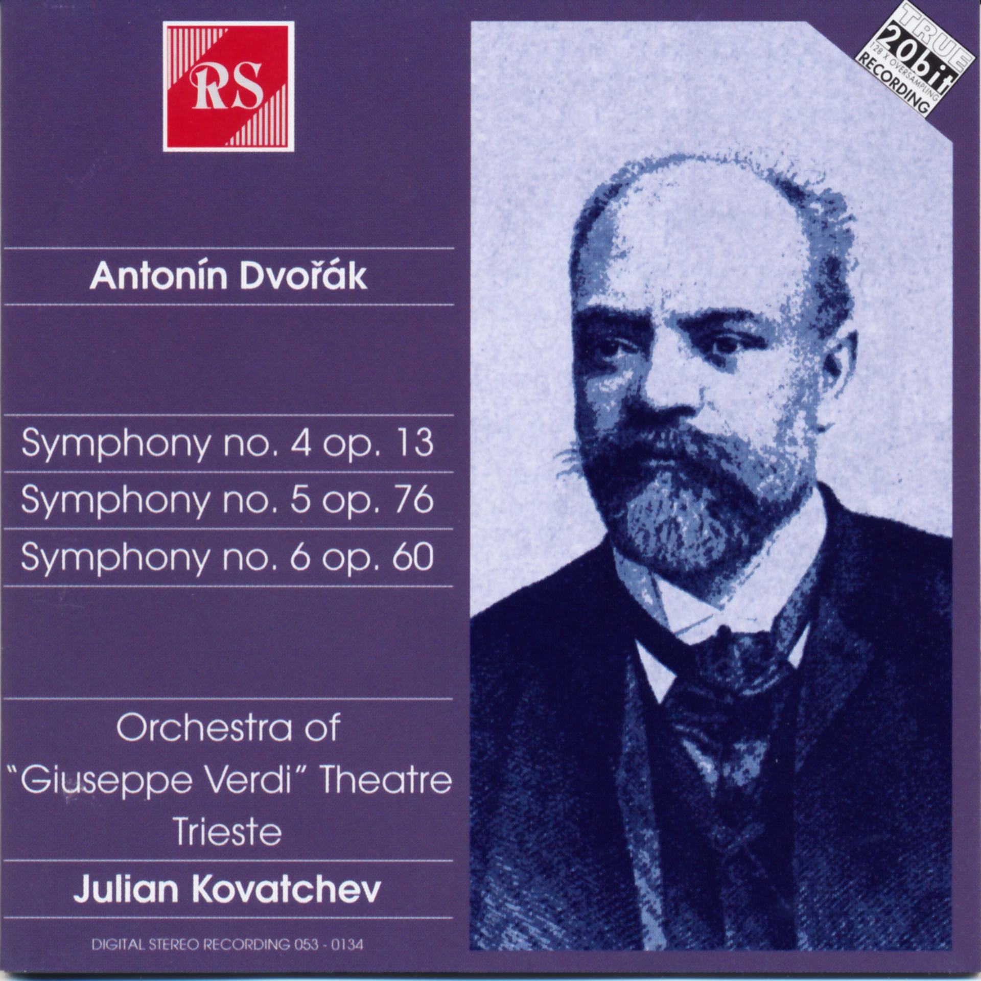 Постер альбома Antonín Dvorák : Symphonies 4-5-6