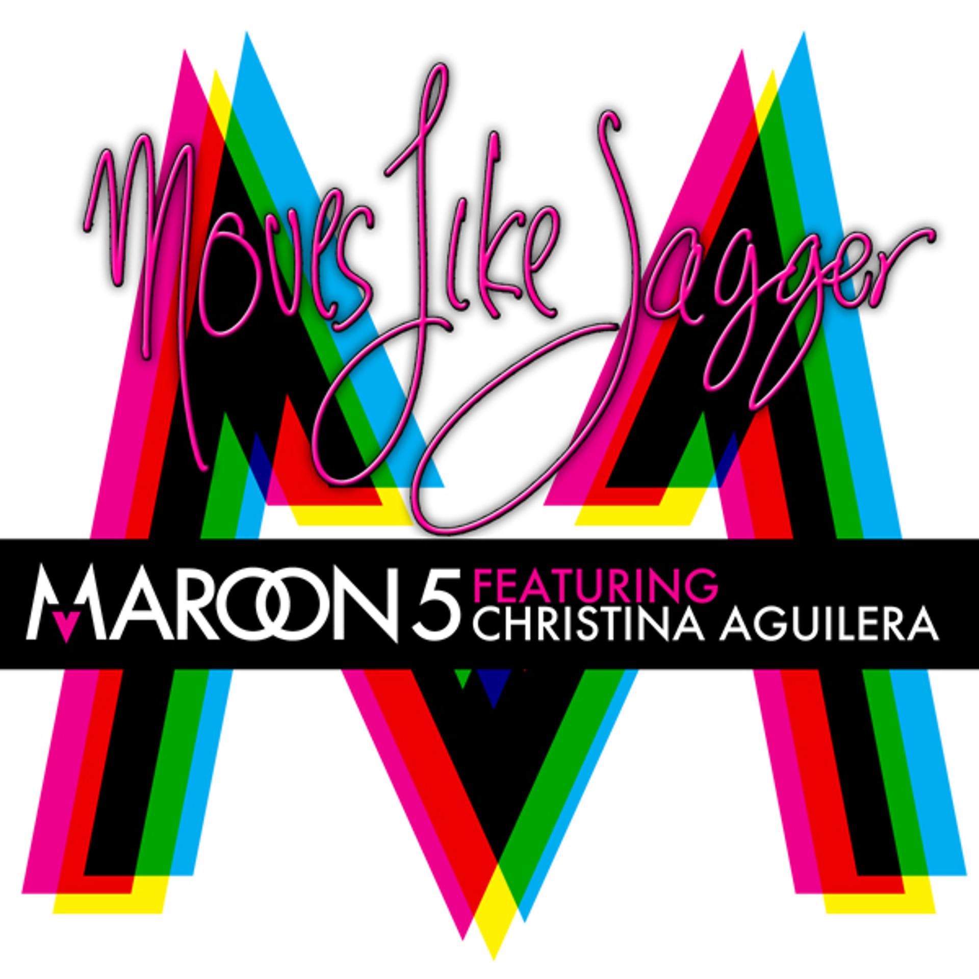 Постер к треку Maroon 5, Christina Aguilera - Moves Like Jagger (Studio Recording From The Voice Performance)