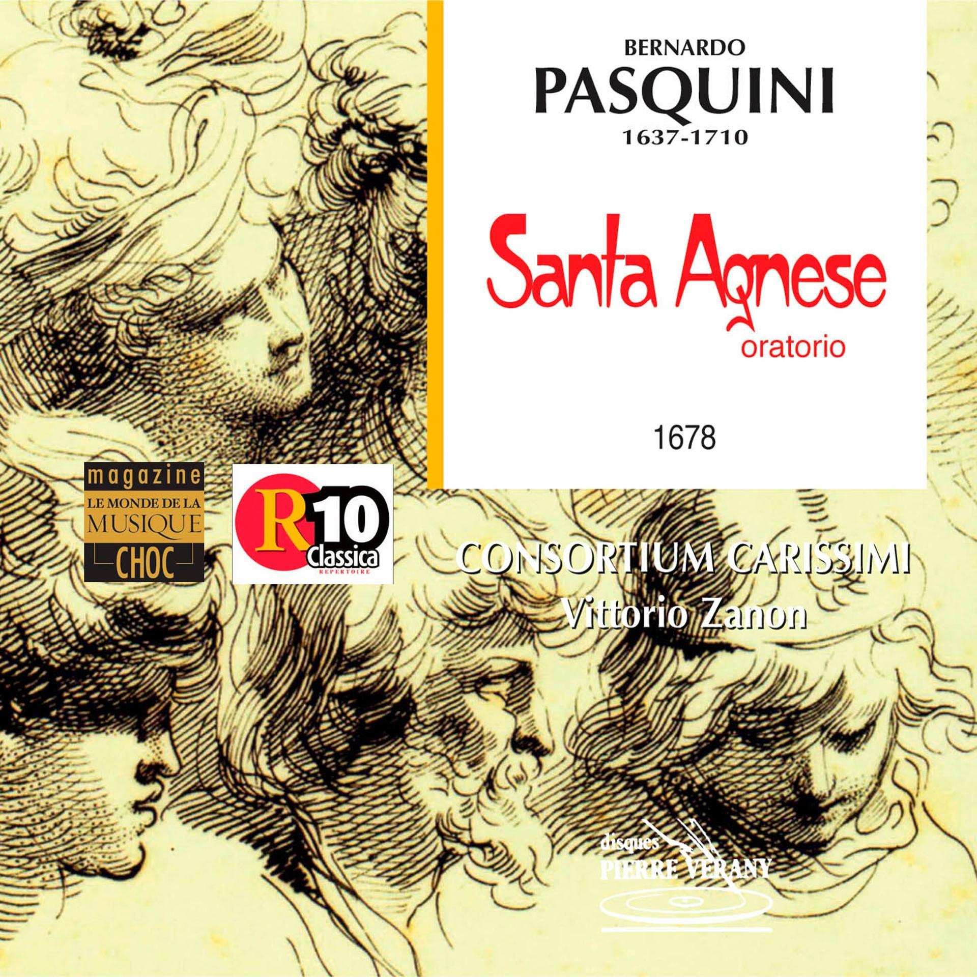 Постер альбома Pasquini : Oratorio Santa-Agnese en 2 parties