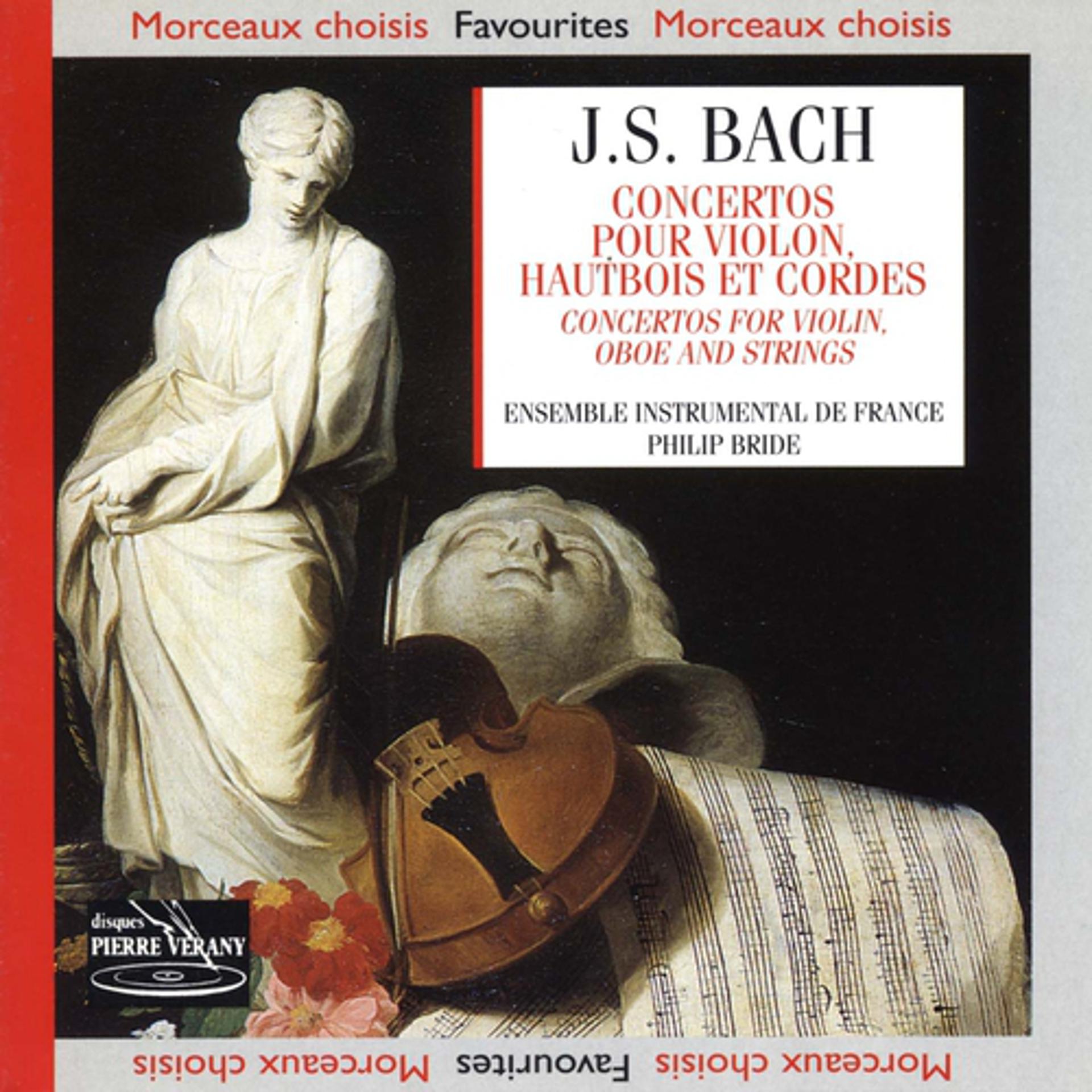Постер альбома Bach : Concertos pour violon, hautbois & cordes