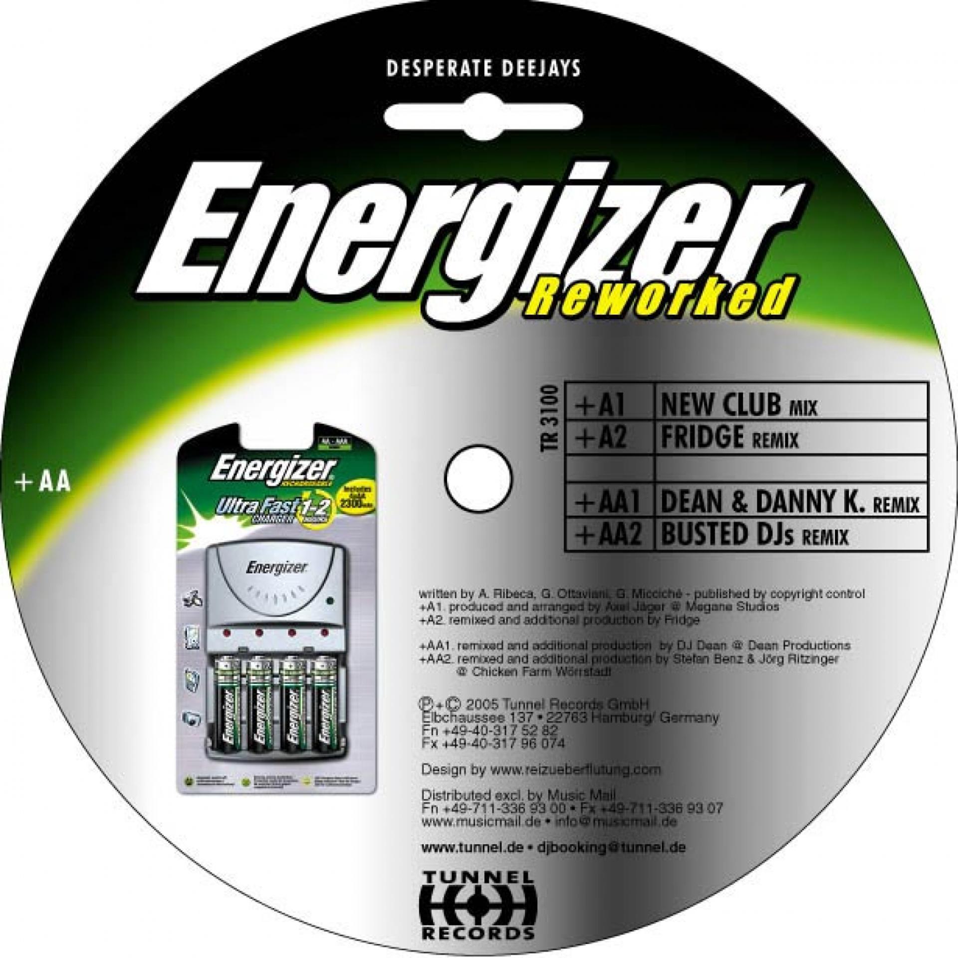 Постер альбома Energizer Reworked