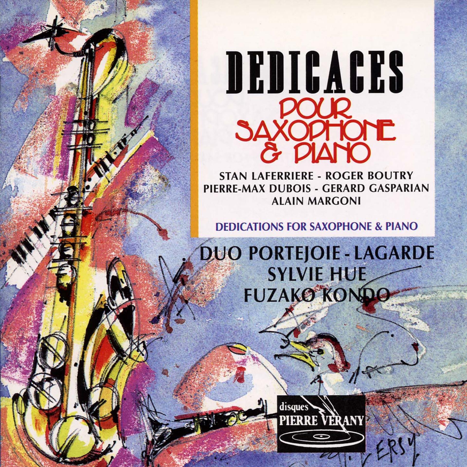 Постер альбома Dédicaces pour saxophone & piano