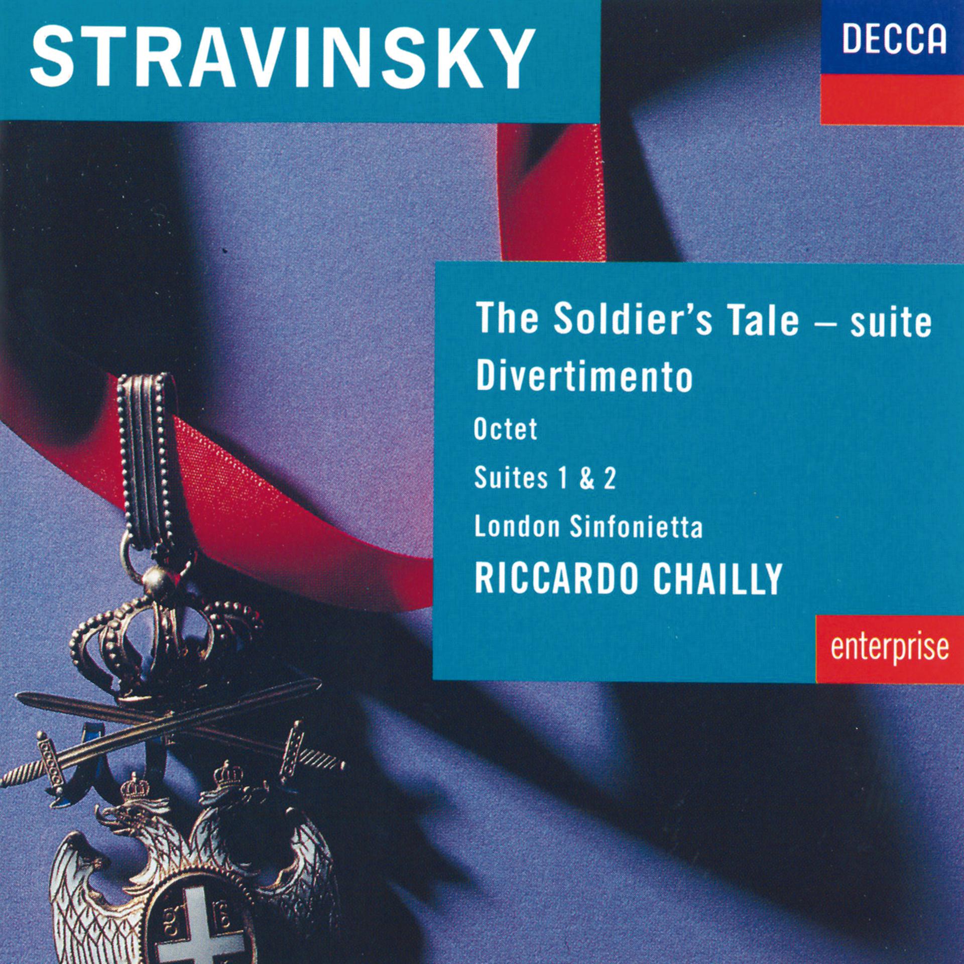 Постер альбома Stravinsky: The Soldier's Tale; Divertimento etc