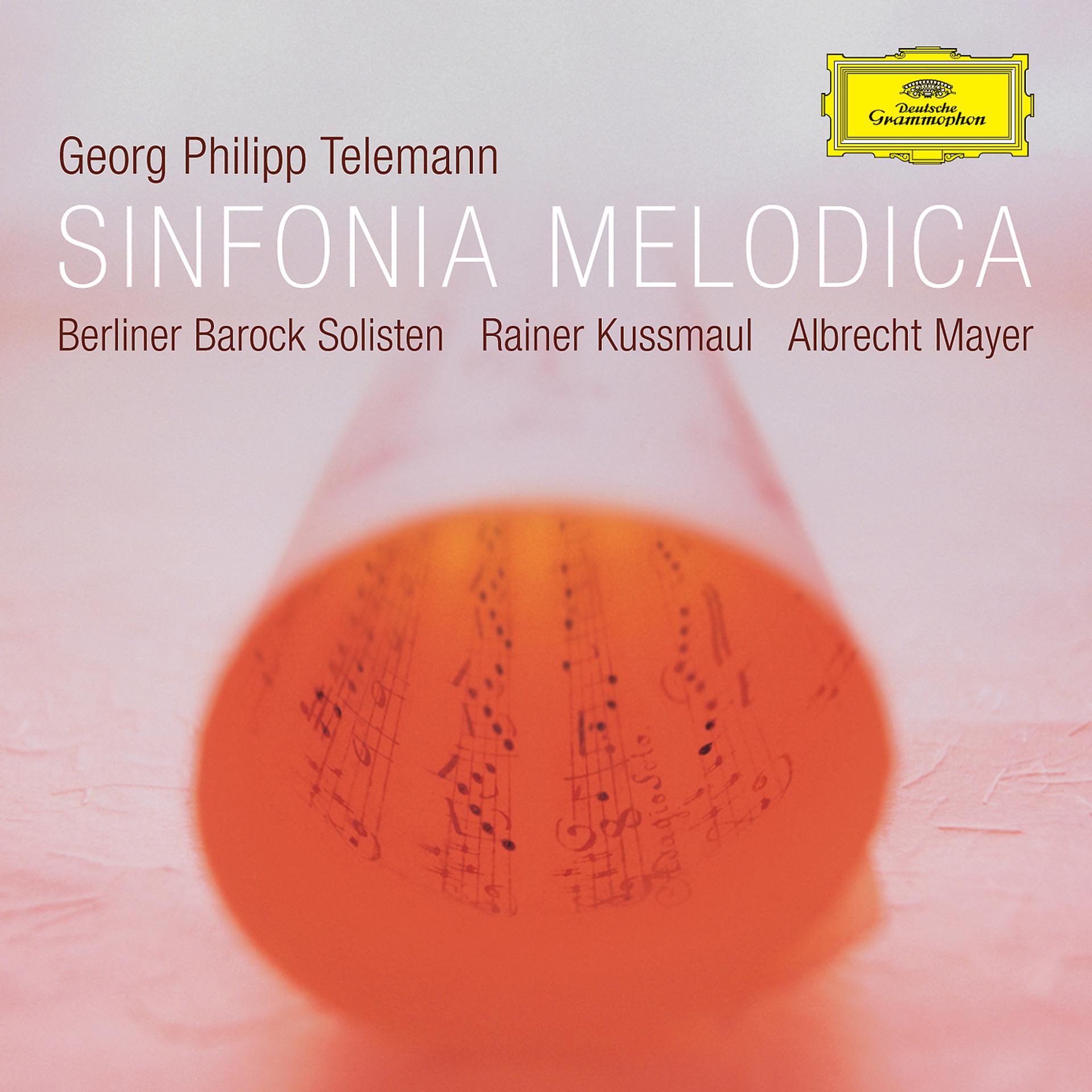 Постер альбома Sinfonia Melodica - Works by Telemann