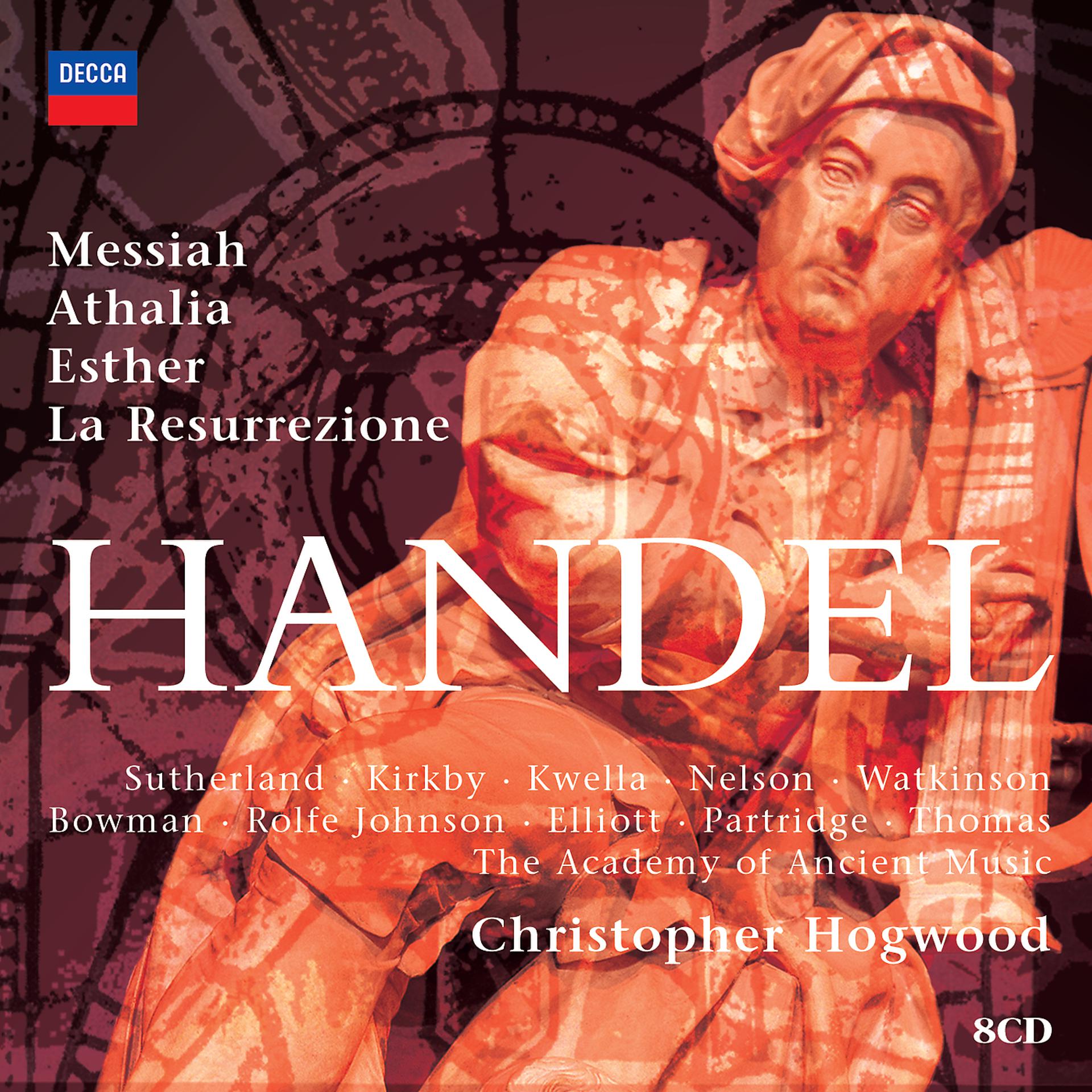 Постер альбома Hogwood conducts Handel Oratorios