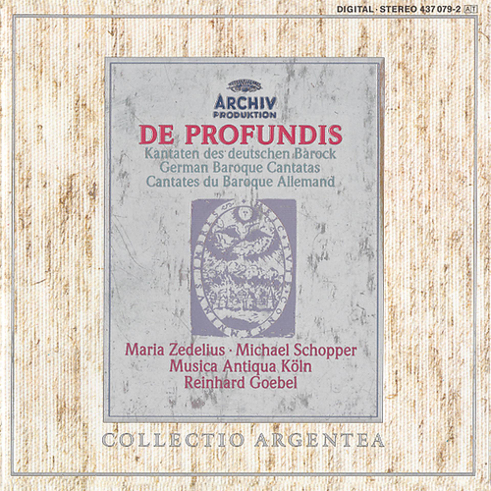 Постер альбома De Profundis - German Baroque Cantatas