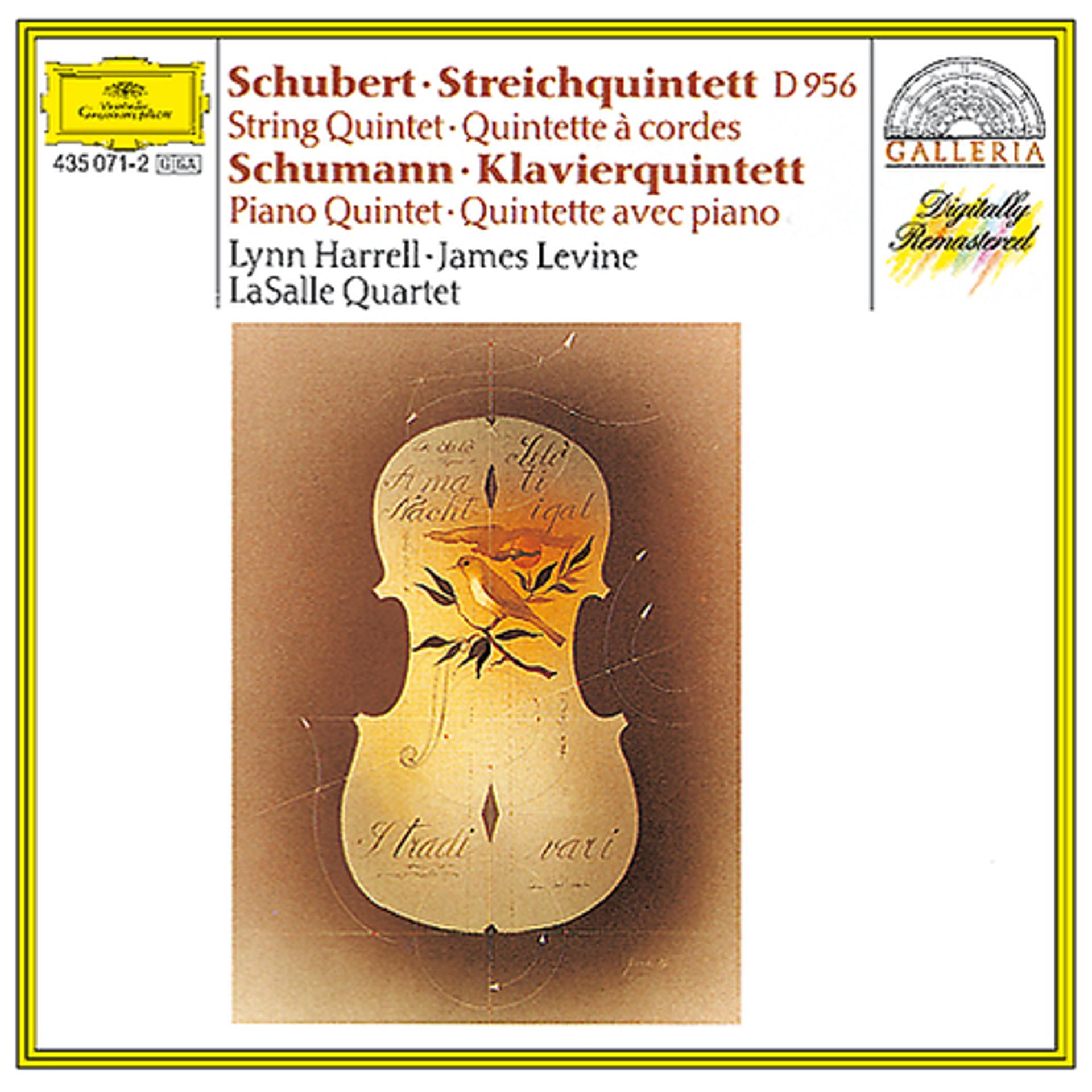 Постер альбома Schubert: String Quintet In C Major D.956 / Schumann: Piano Quintet In E Flat, Op. 44
