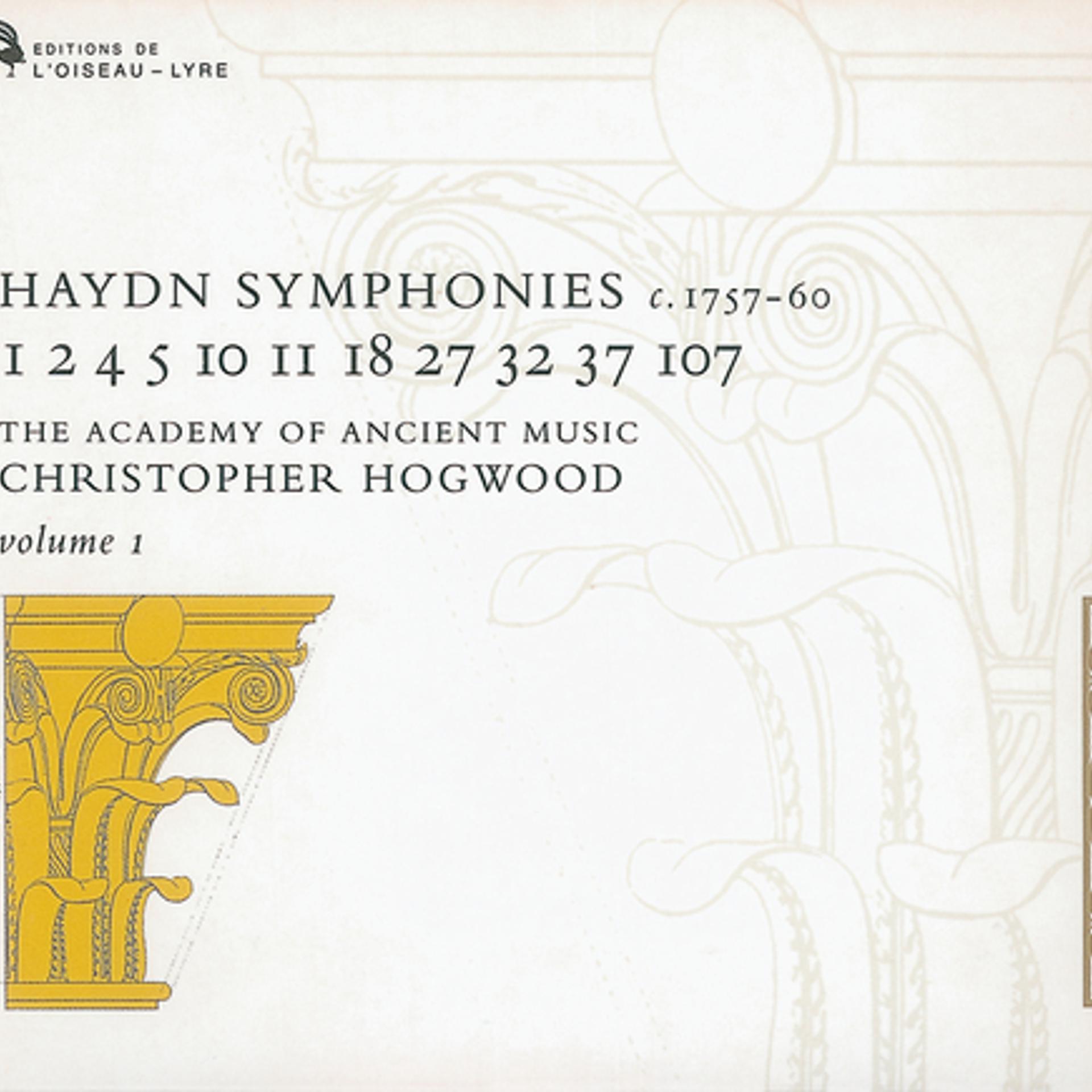 Постер альбома Haydn: Symphonies Vol.1
