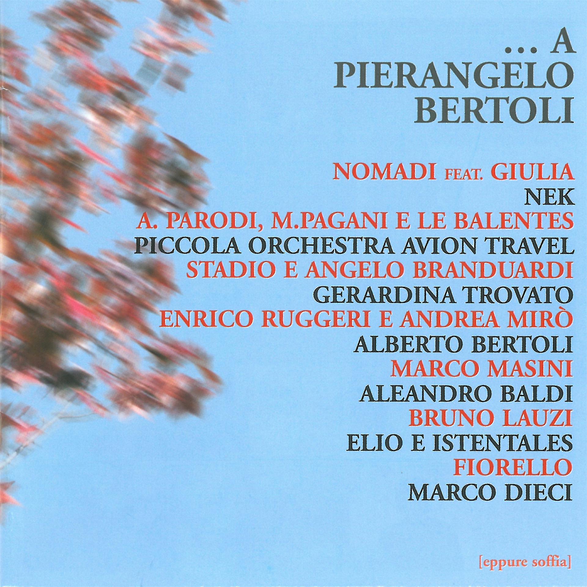 Постер альбома ...a Pierangelo Bertoli