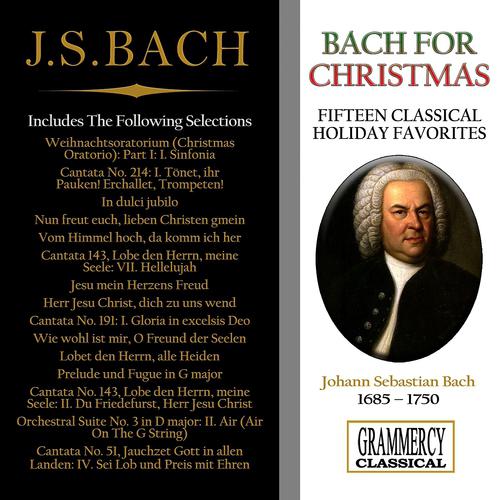 Постер альбома Bach for Christmas: Fifteen Classical Holiday Favorites