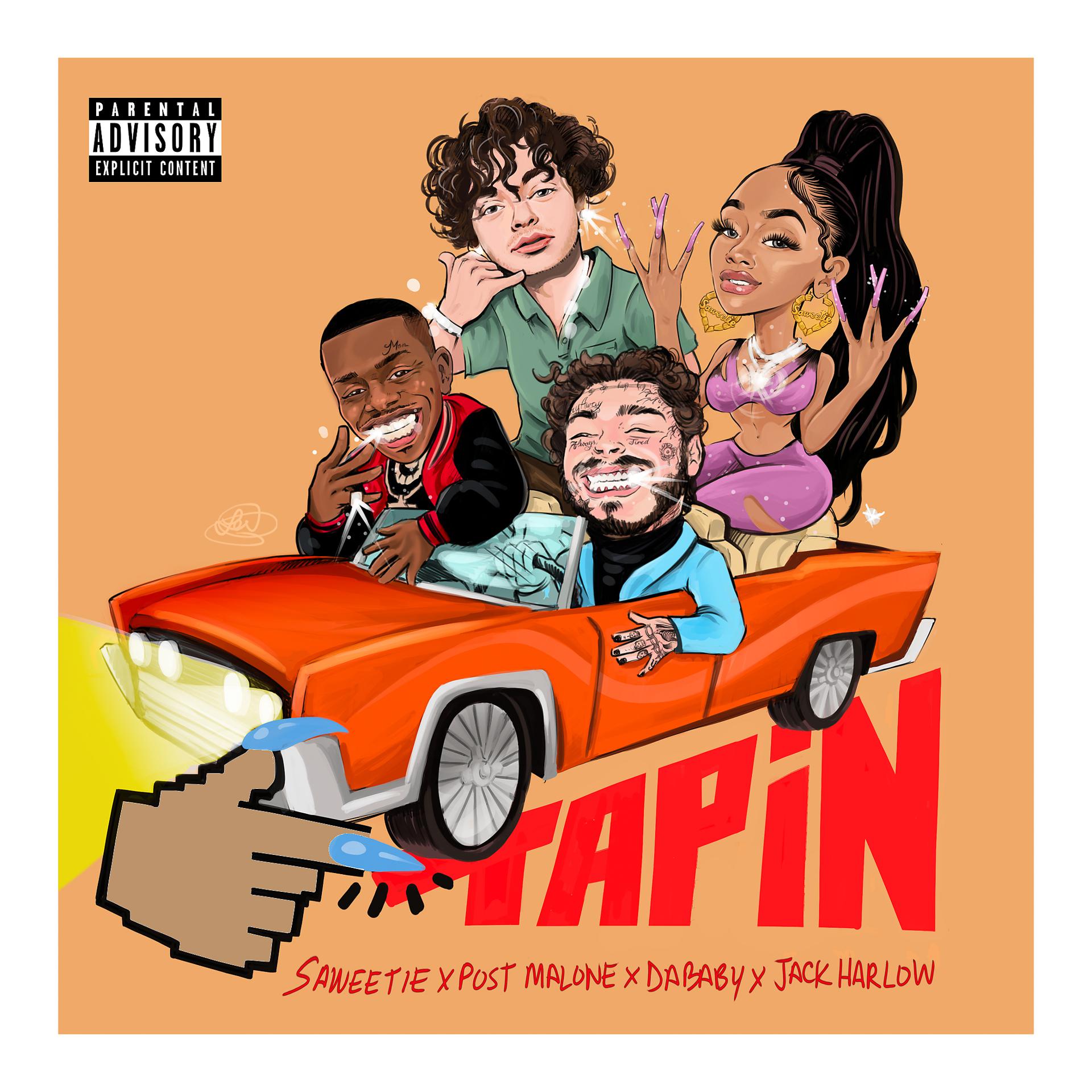 Постер альбома Tap In (feat. Post Malone, DaBaby & Jack Harlow)