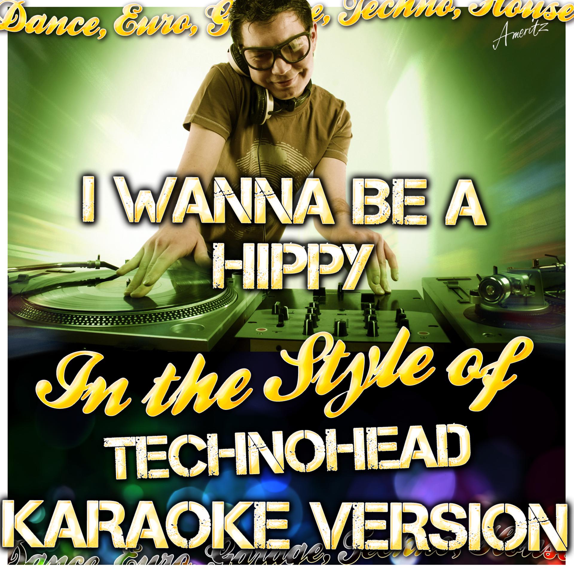 Постер альбома I Wanna Be a Hippy (In the Style of Technohead) [Karaoke Version]