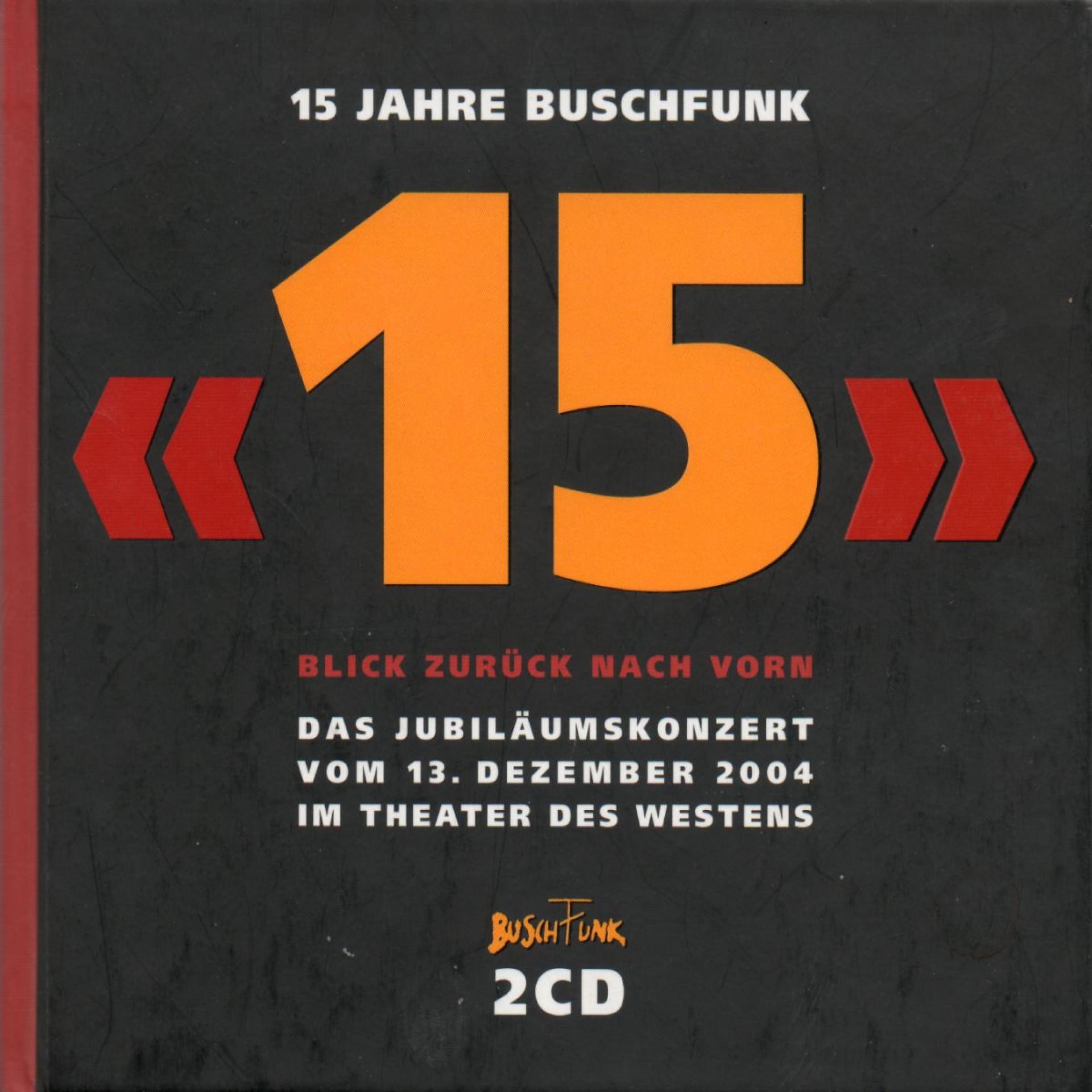 Постер альбома 15 Jahre Buschfunk - Das Jubiläumskonzert 13.12.04