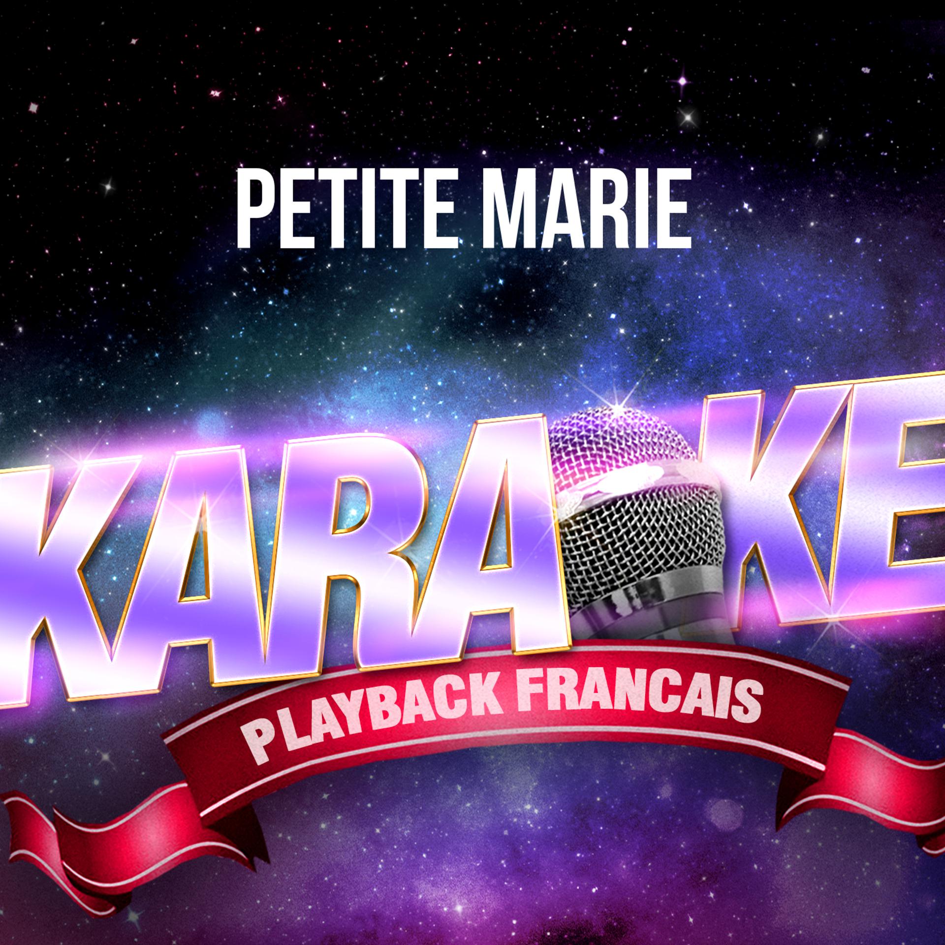Постер альбома Petite Marie  (Version Karaoké Playback) [Rendu célèbre par Francis Cabrel] - Single