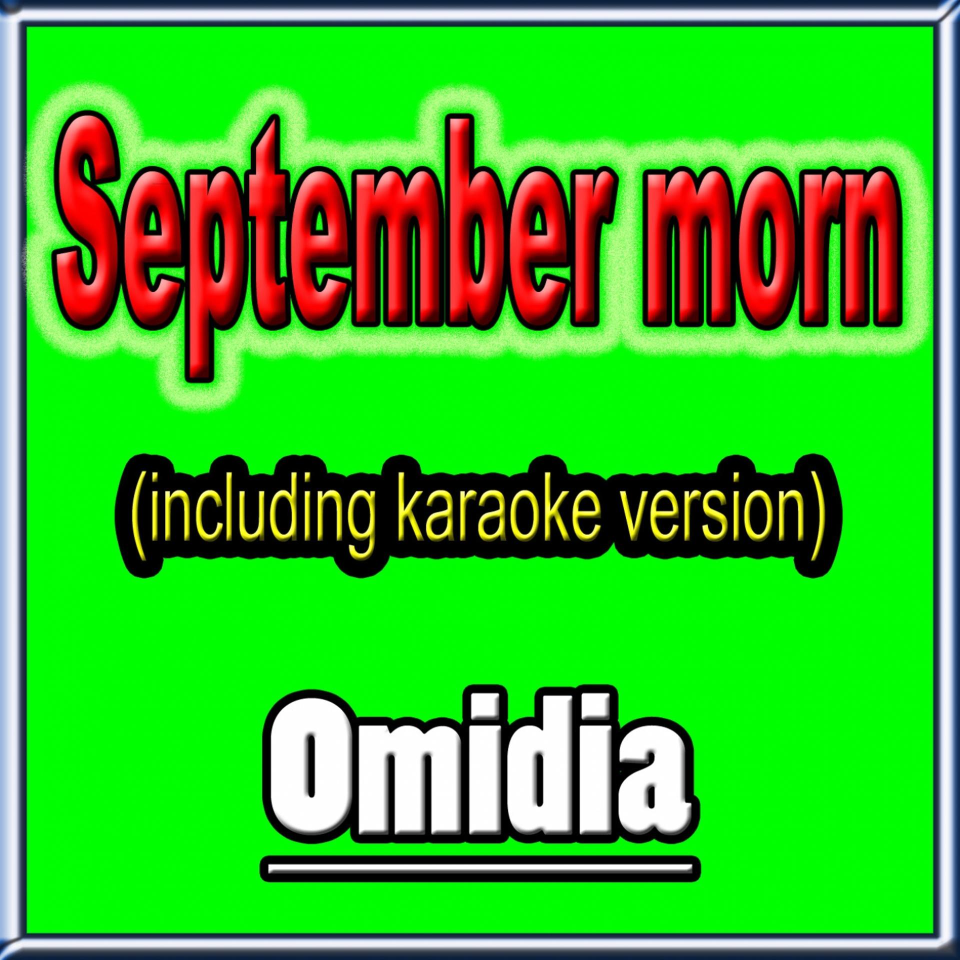 Постер альбома September Morn (Cover, including karaoke version)