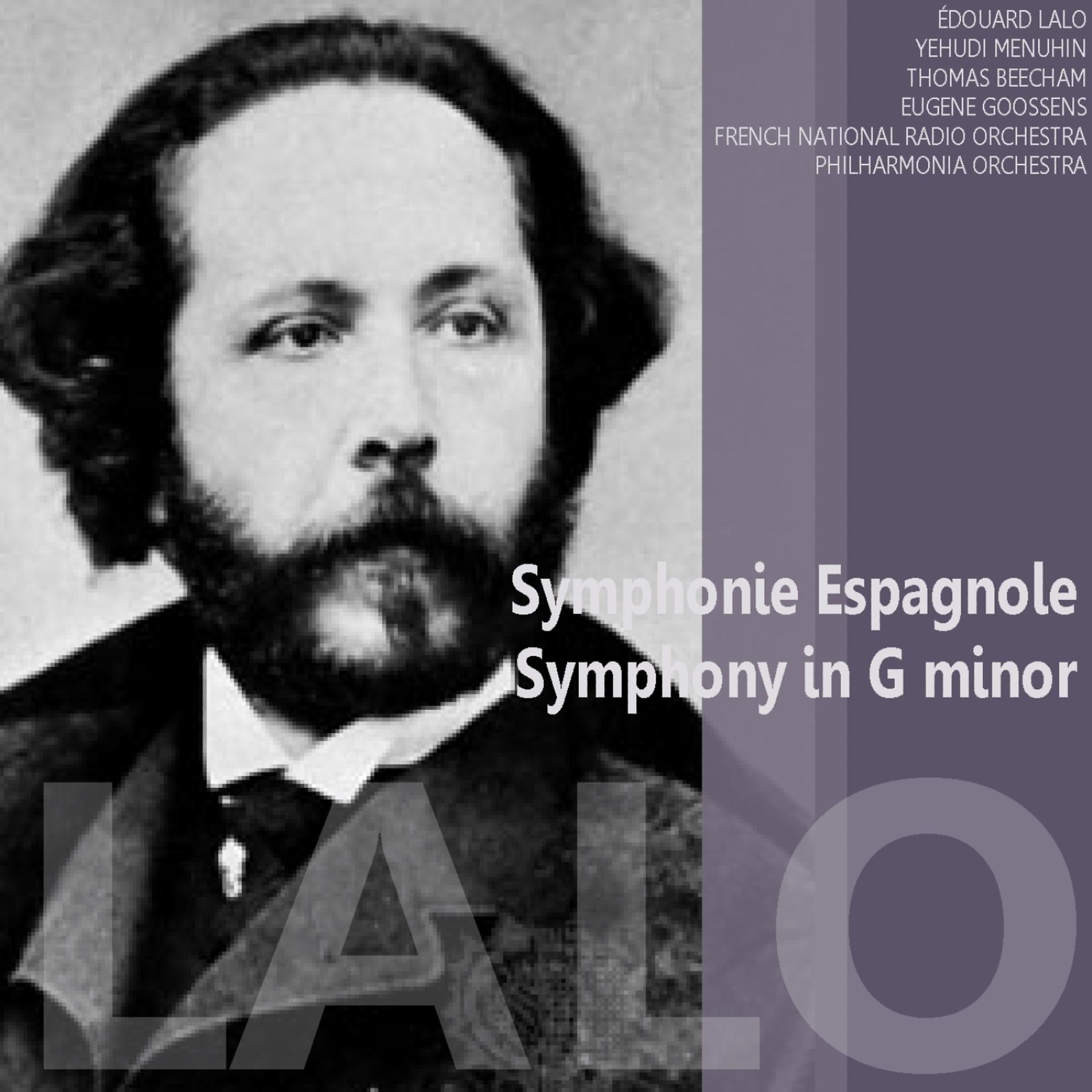 Постер альбома Lalo: Symphonie Espagnole, Symphony in G Minor