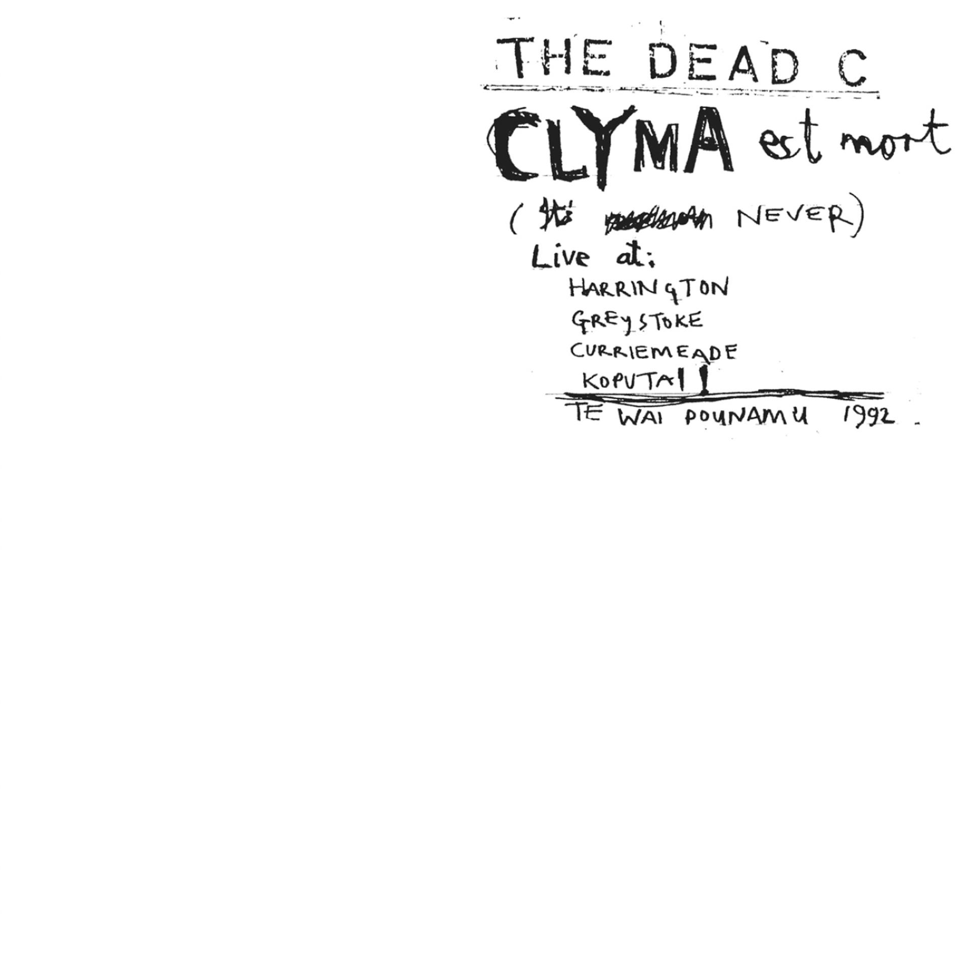 Постер альбома Clyma Est Mort / Tentative Power