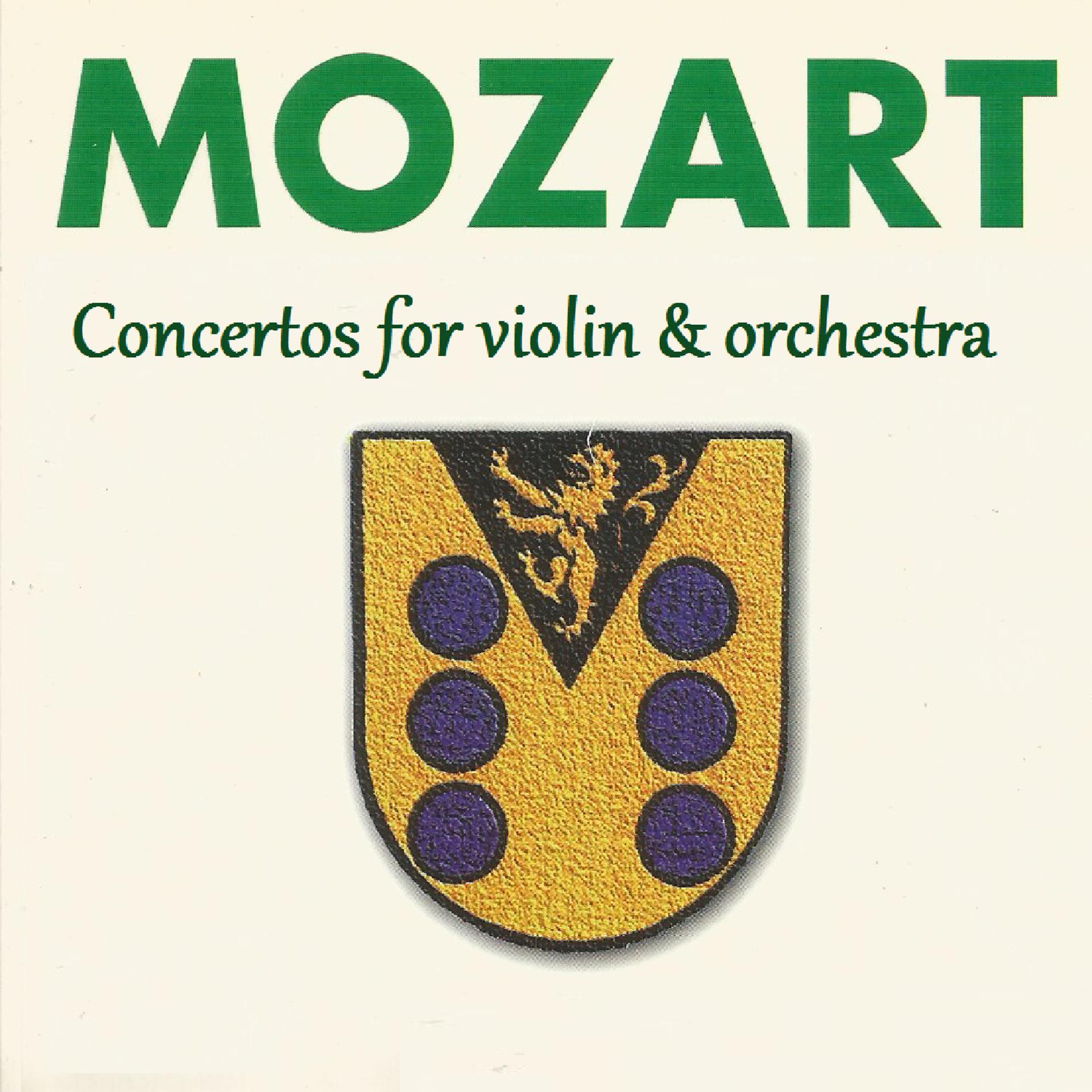 Постер альбома Mozart - Concertos for violin & orchestra