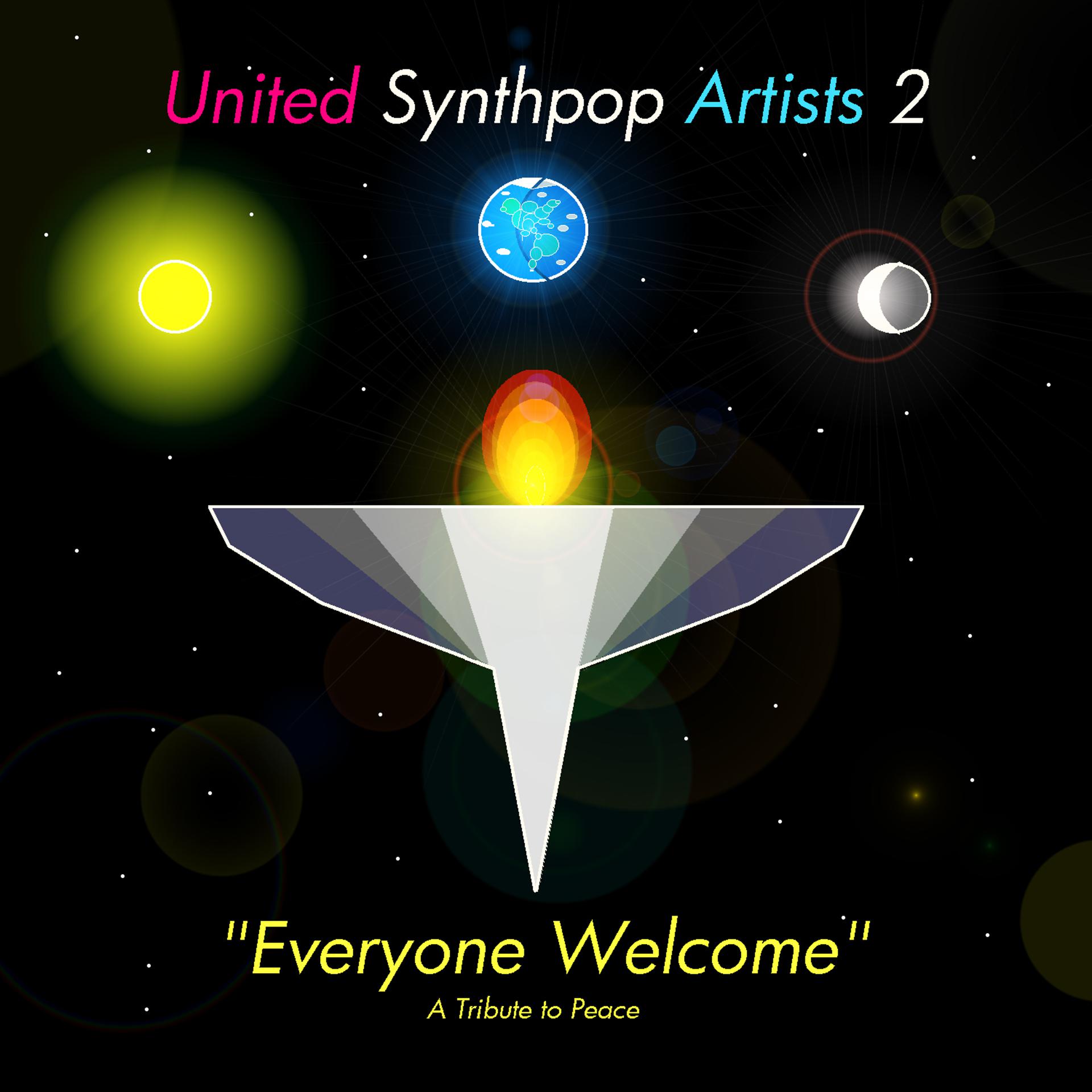 Постер альбома United Synthpop Artists 2: Everyone Welcome - A Tribute to Peace