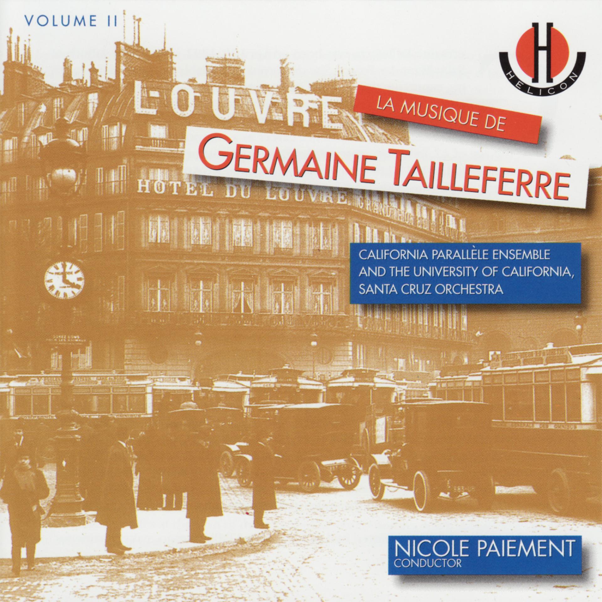 Постер альбома La Musique de Germaine Tailleferre Vol. II