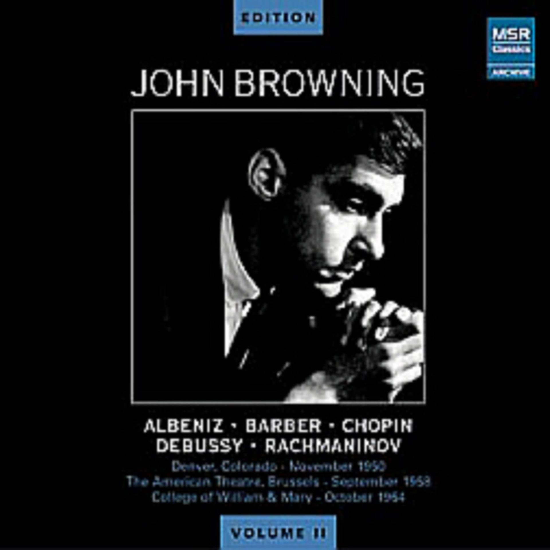 Постер альбома John Browning Edition, Vol. II - Various Composers