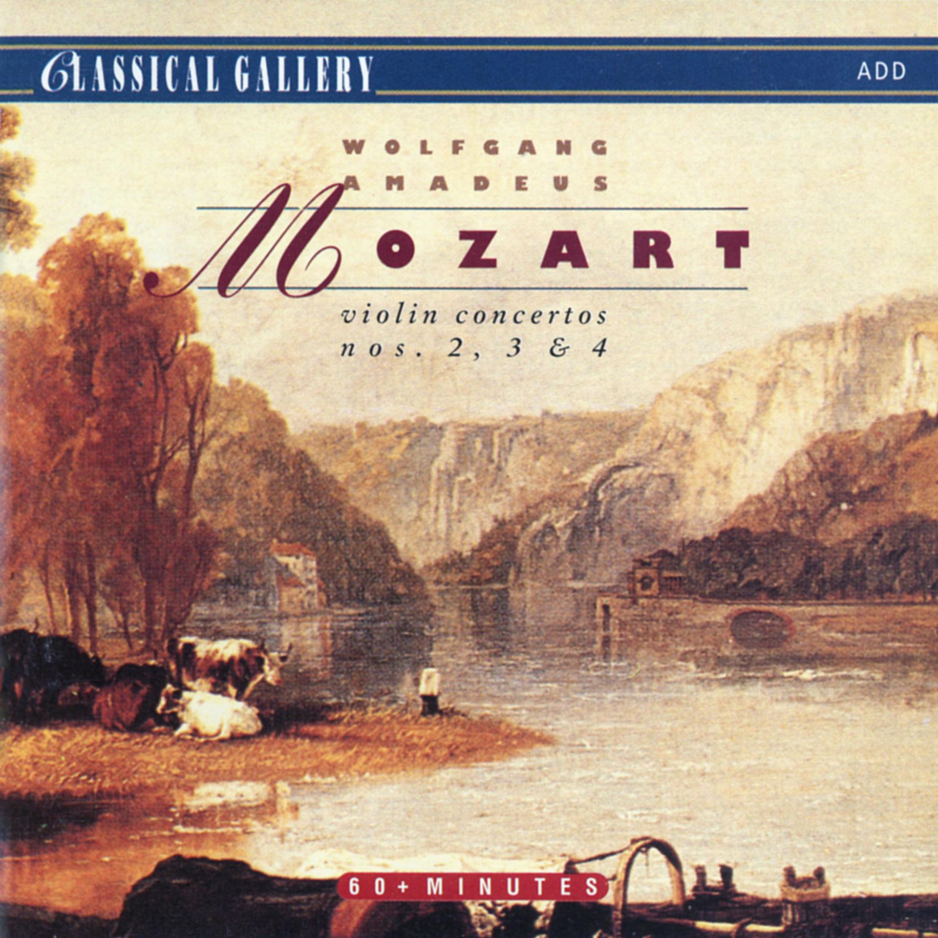 Постер альбома Mozart: Violin Concertos Nos. 2, 3 & 4